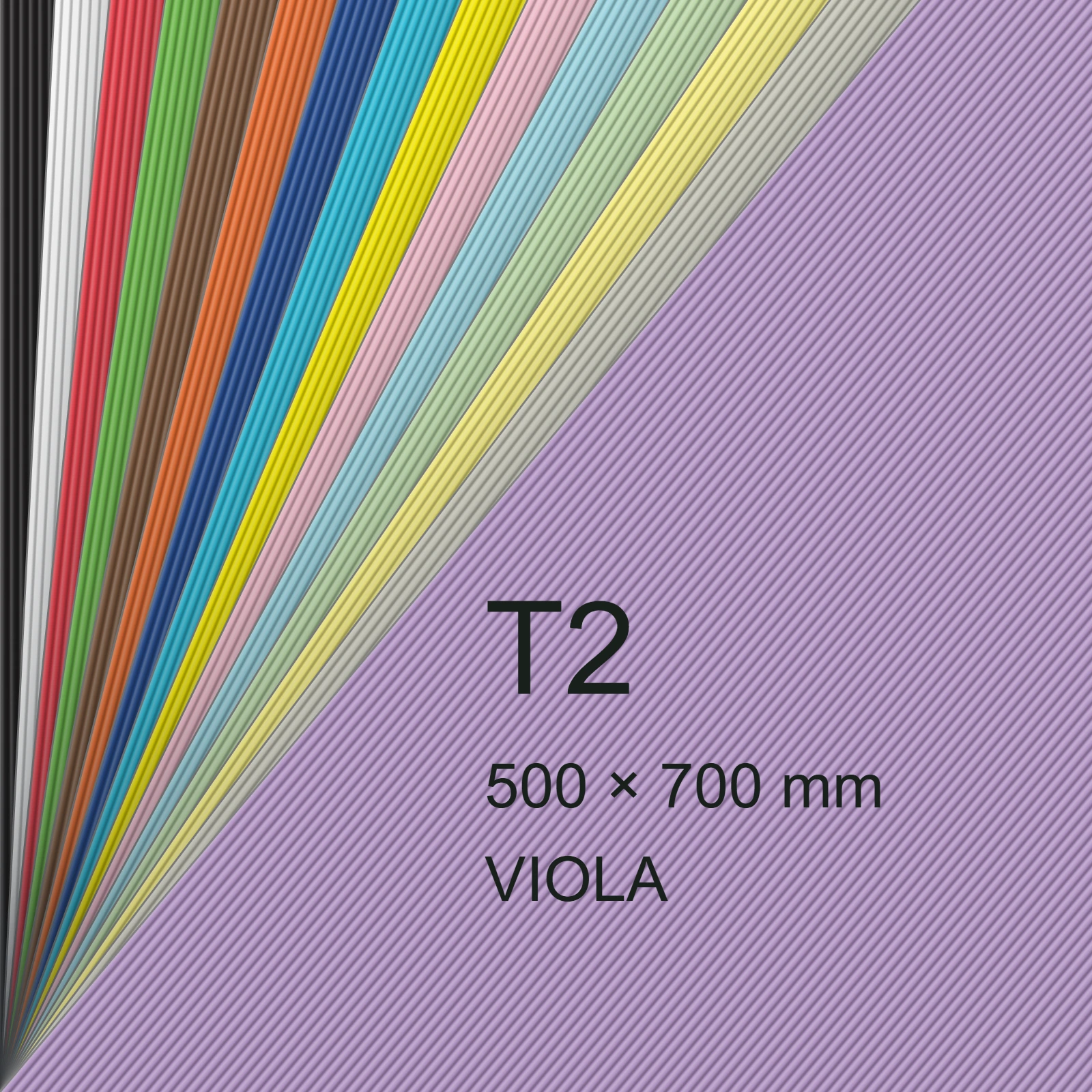 Cartoncino Favini, Sigillo Ondulato, 275 g/m², T2, VIOLA FAVA35F041 - immagine aggiuntiva