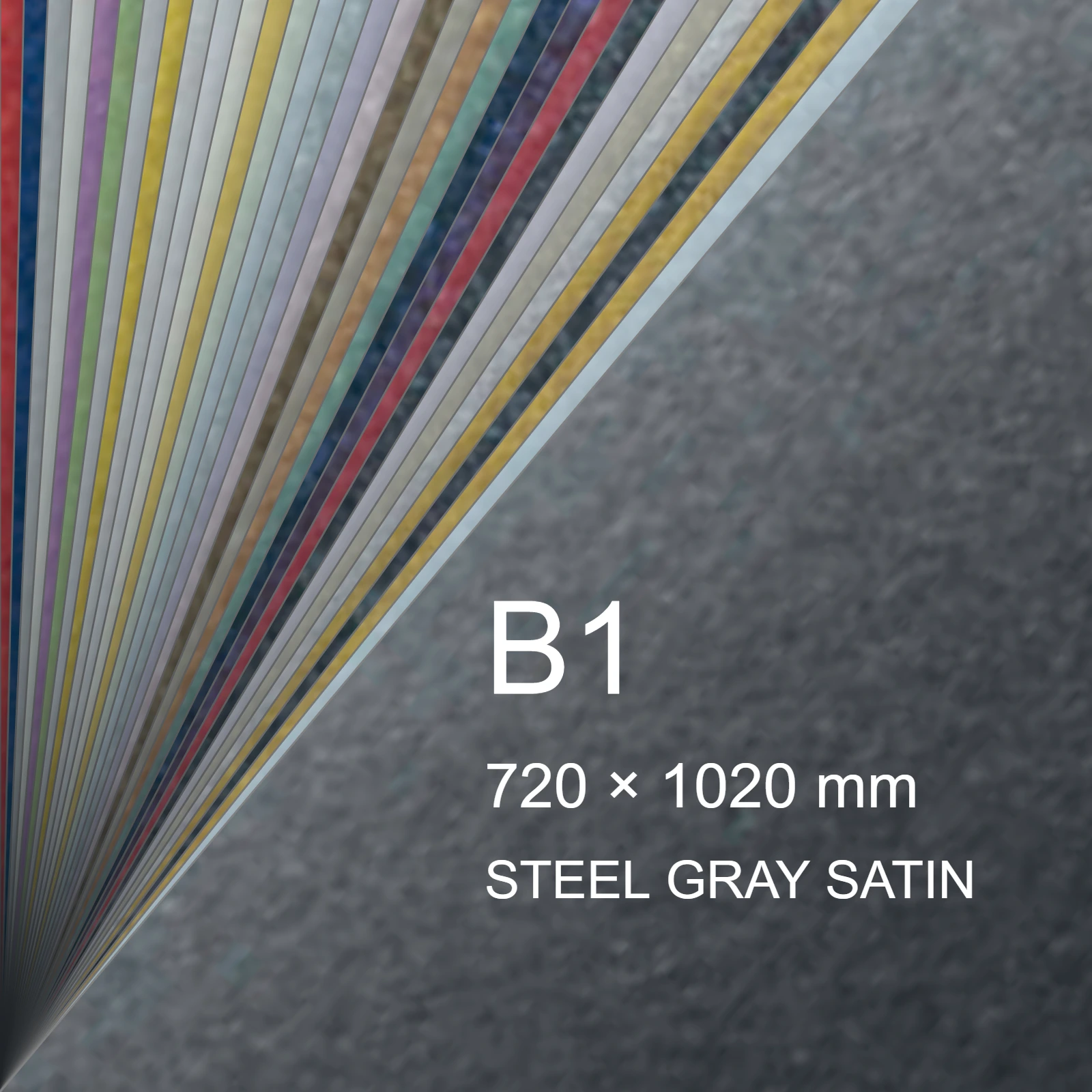 Cartoncino Favini, Majestic Satin, 290 g/m², B1, STEEL GRAY SATIN bra1003b1 - immagine aggiuntiva