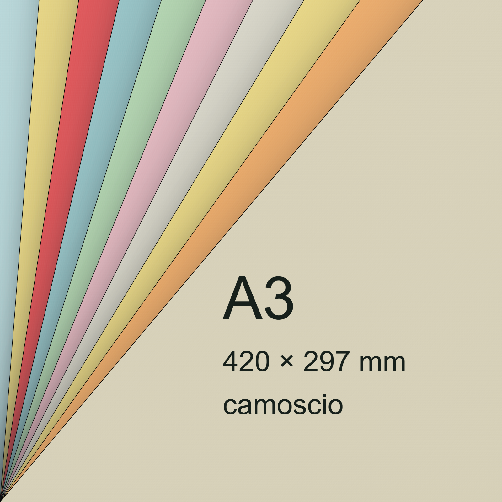 Cartoncino ManilaFormosa CAMOSCIO, a3, 140gr BRA527a3 - immagine aggiuntiva