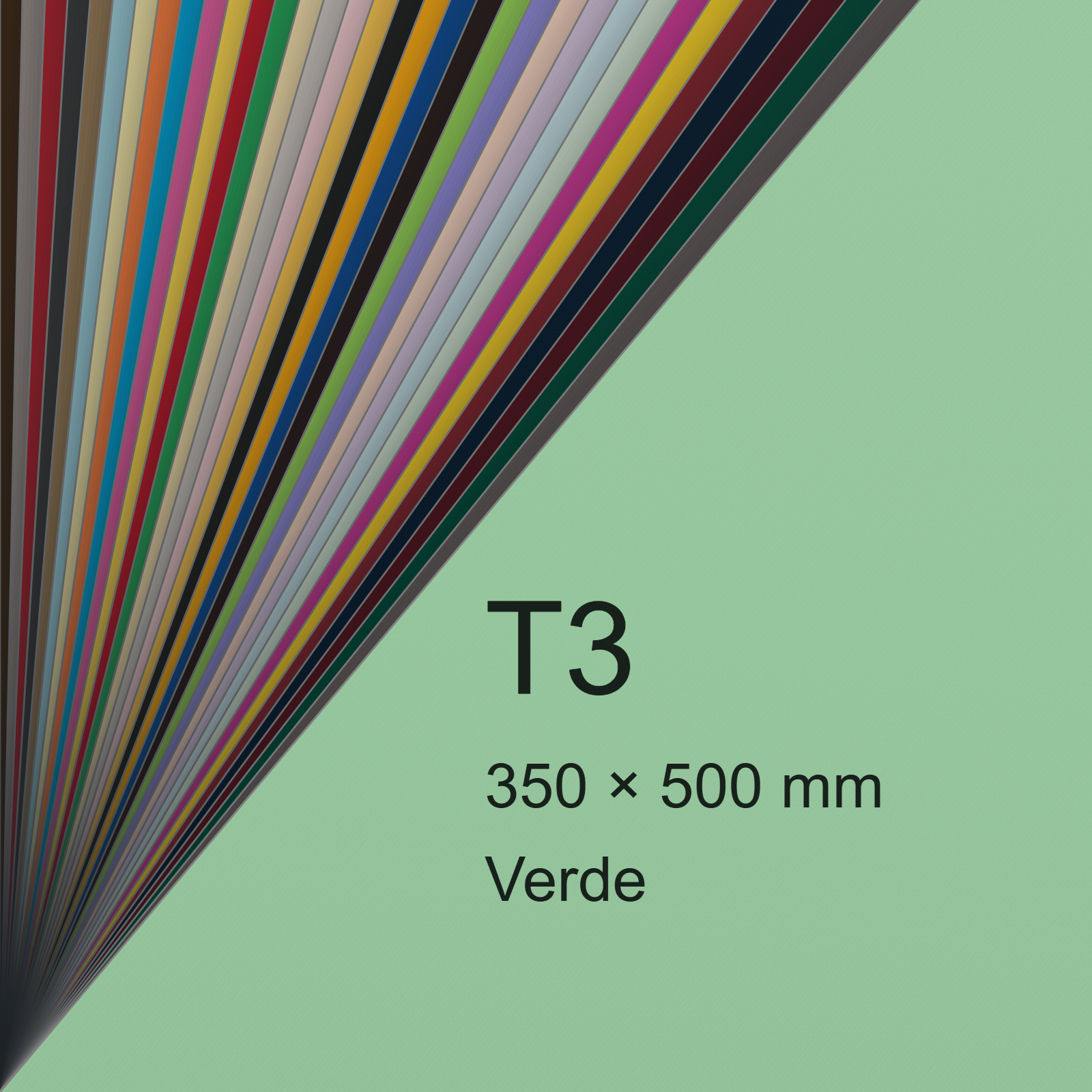 Cartoncino Favini, Burano, 120 g/m², T3, VERDE 09 bra798T3 - immagine aggiuntiva