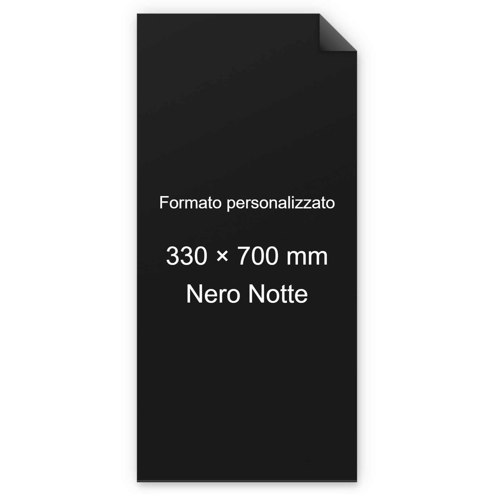 Cartoncino Favini, Burano, 120 g/m², 330x700 mm, NERO NOTTE 63 bra3343SB