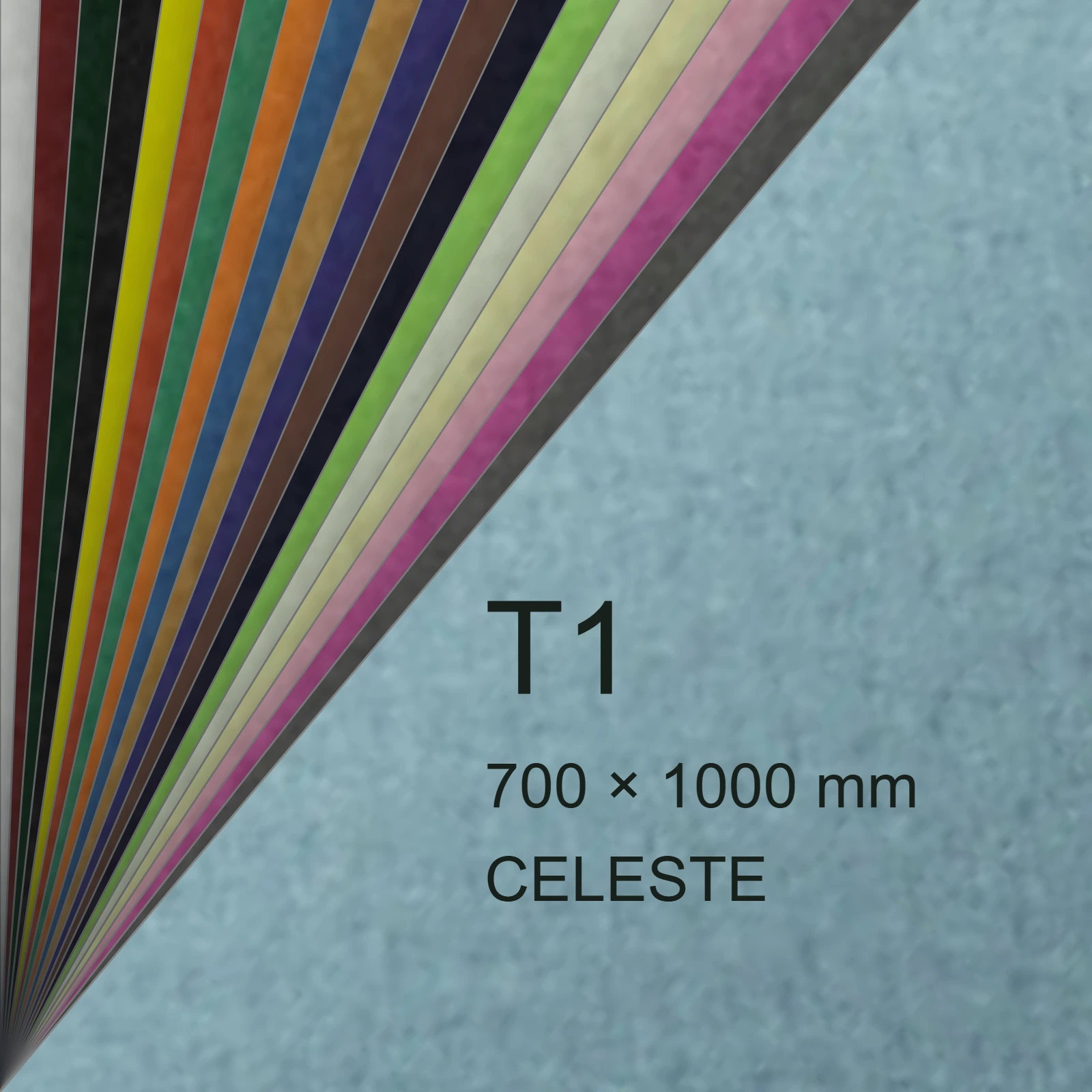 Cartoncino Favini, Prisma Color Monoruvido, 220 g/m², T1, CELESTE 23 FAVA33T201 - immagine aggiuntiva