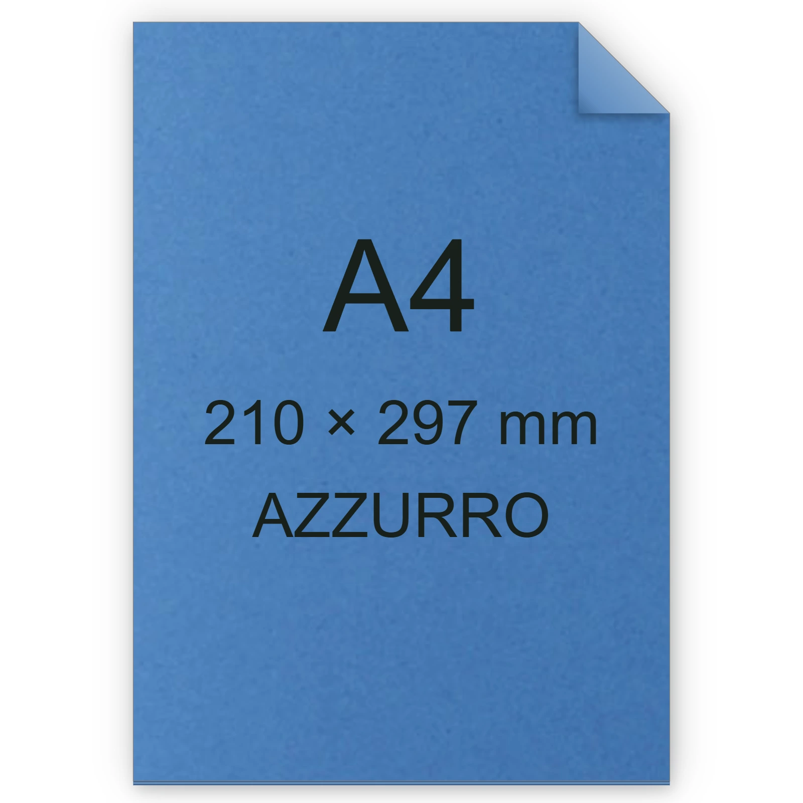 Carta Favini, RismaLuce, 90 g/m², A4, AZZURRO 55 FAVA66G304