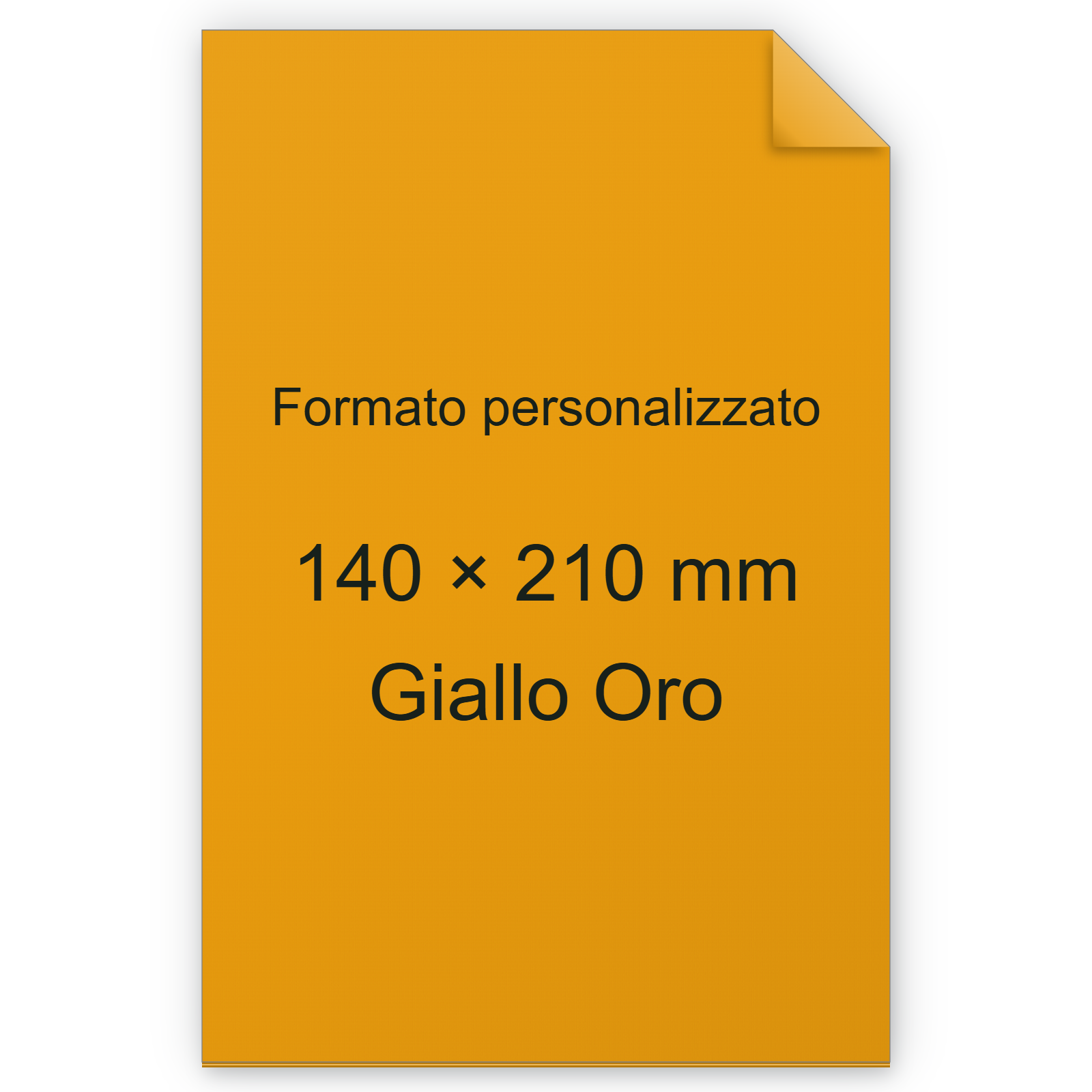 Cartoncino Favini, Burano, 140 g/m², 140x210 mm, GIALLO ORO 52 bra266A5