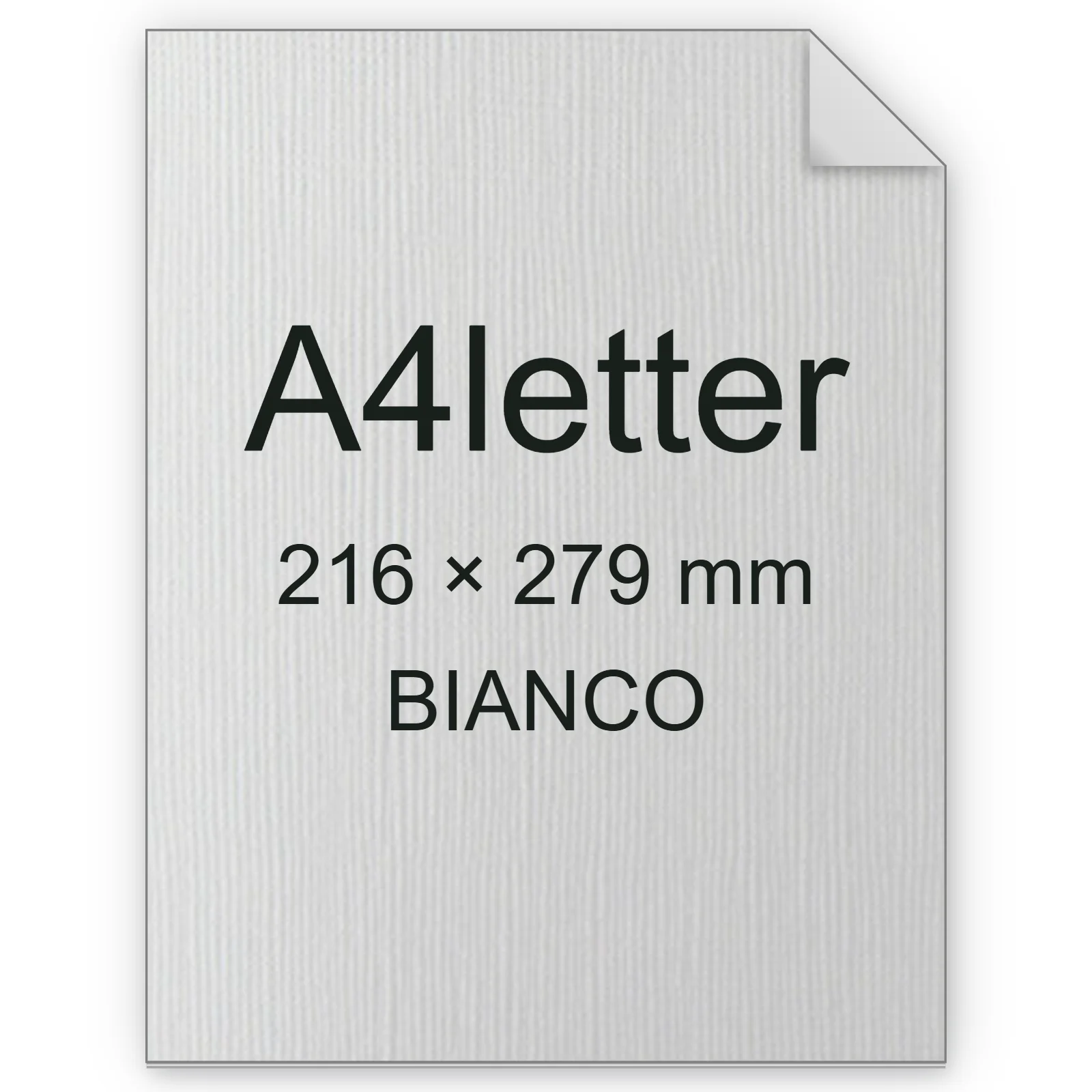 Cartoncino Favini, Bianco Flash Premium trama tela, 300 g/m², A4letter, BIANCO bra6803a4letter