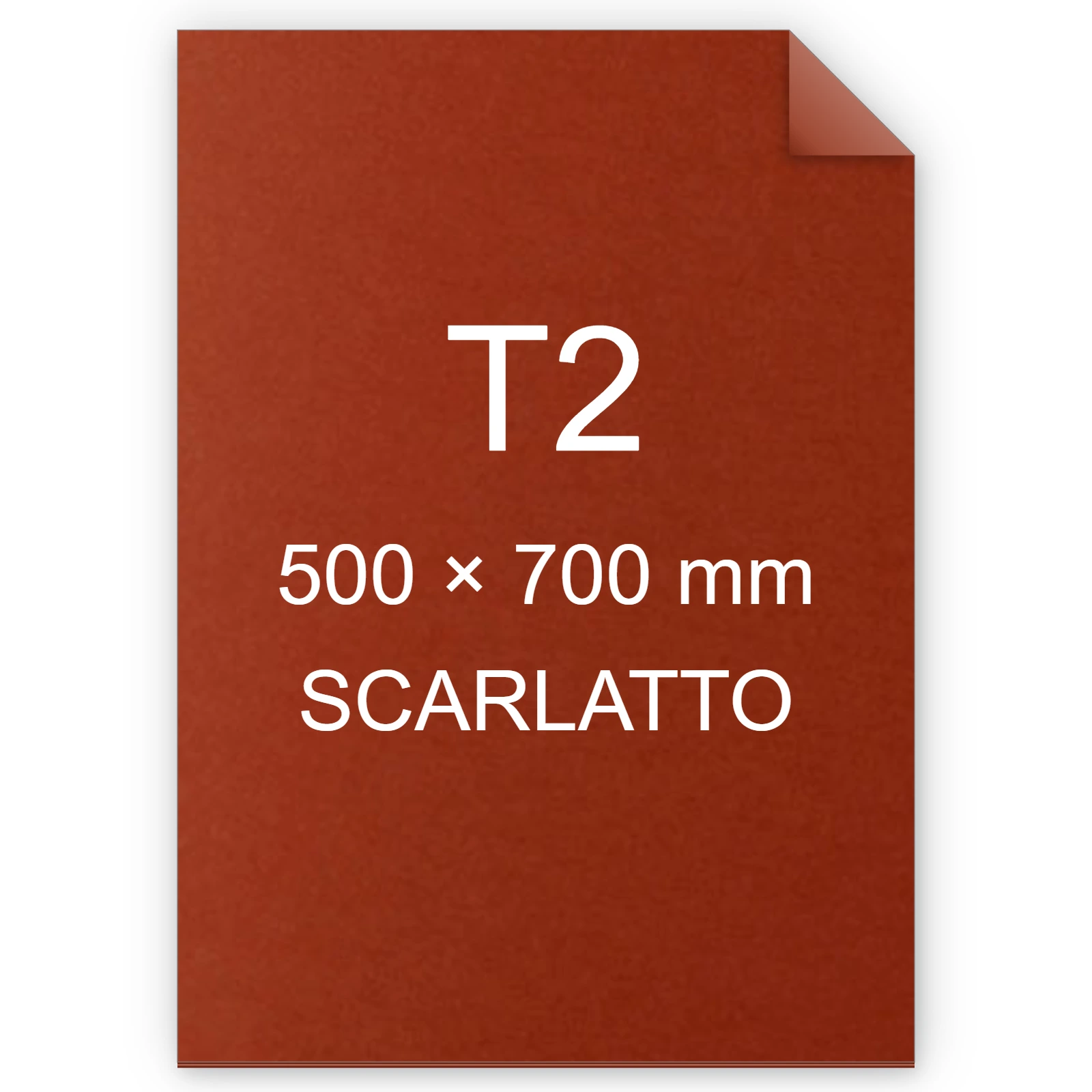 Cartoncino Favini, Bristol Color Sigillo, 200 g/m², T2, SCARLATTO 61 FAVA35C012