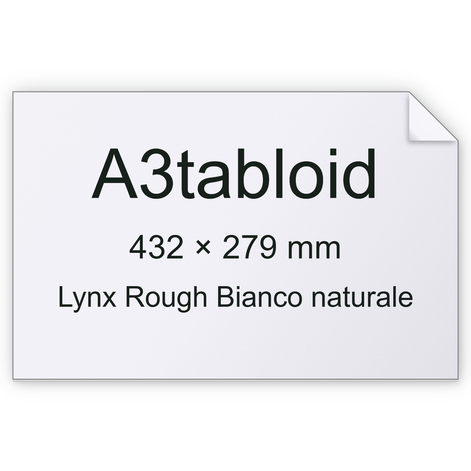 Cartoncino Lynx Rough, Munken, BiancoNATURALE, 120gr, a3tabloid bra2578a3tabloid