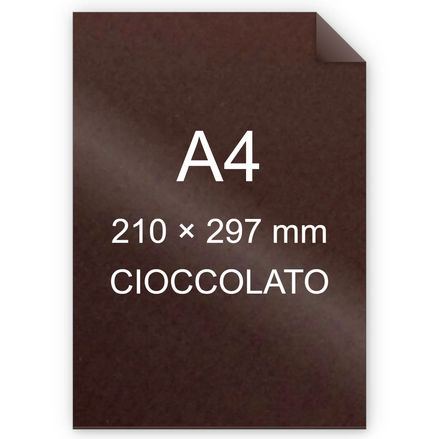 Cartoncino Favini, Prisma Plastificato, 250 g/m², A4, CIOCCOLATO bra1323