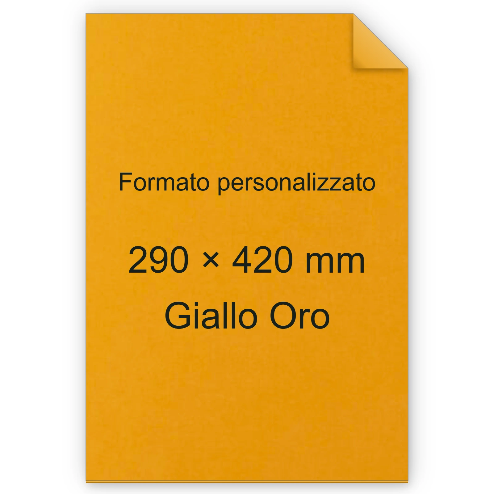Cartoncino Favini, Burano, 140 g/m², 297x420 mm, GIALLO ORO 52 bra266A3