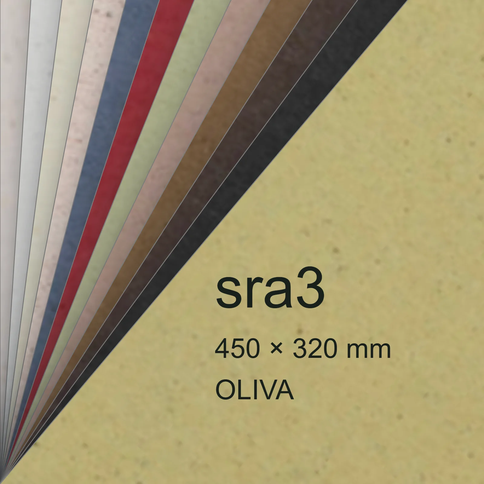 Cartoncino Favini, Crush, 120 g/m², sra3, OLIVA bra6701sra3 - immagine aggiuntiva
