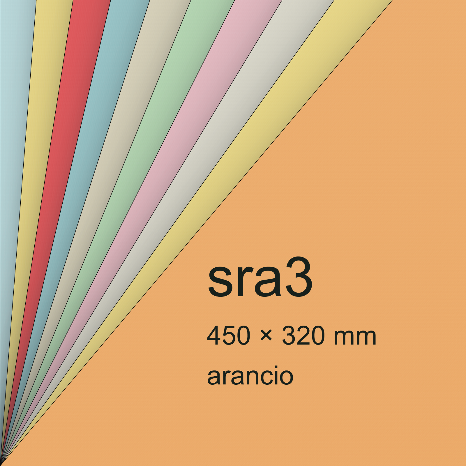 Cartoncino ManilaFormosa ARANCIO, sra3, 140gr bra524sra3 - immagine aggiuntiva