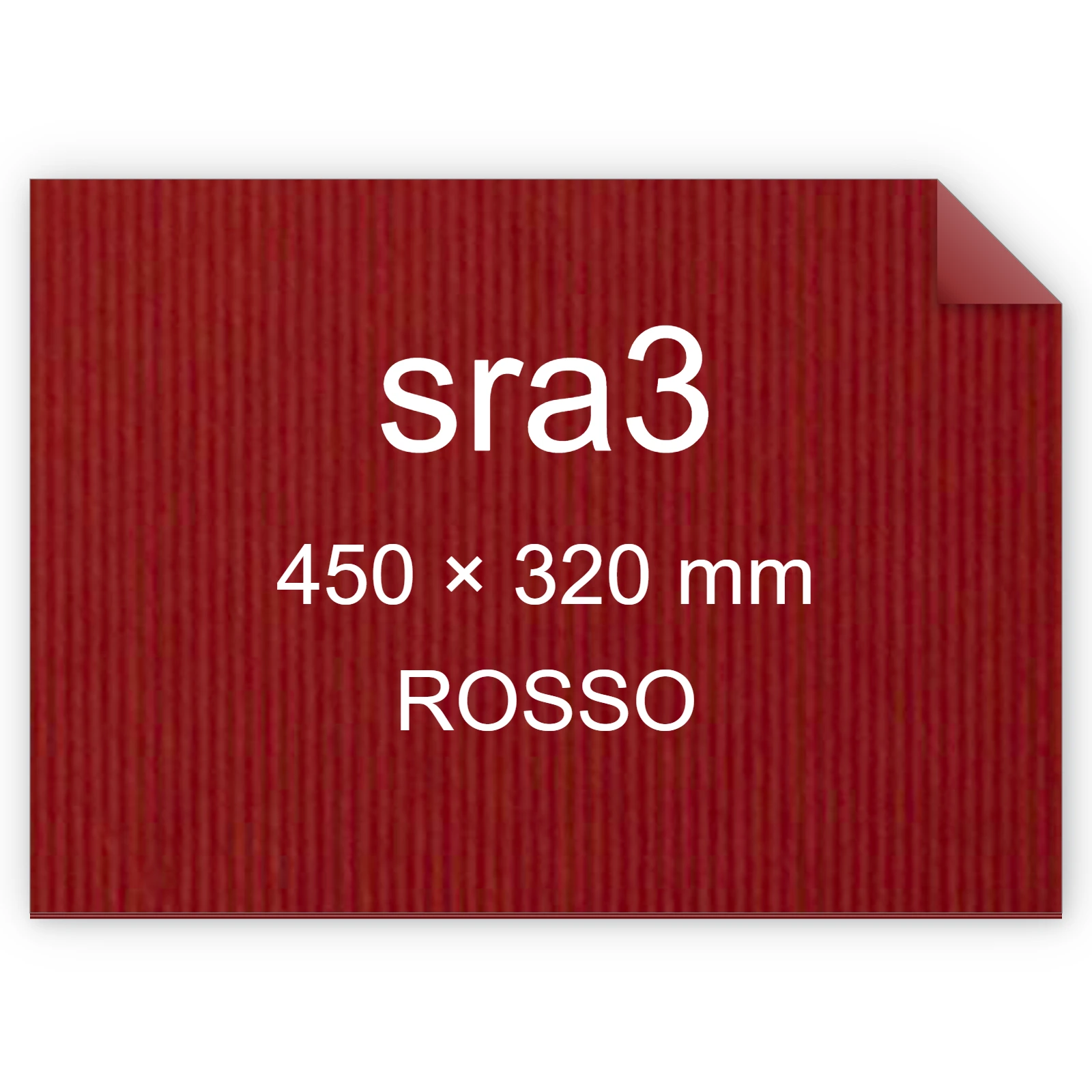 Cartoncino Favini, Twill, 240 g/m², SRA3, ROSSO bra694sra3