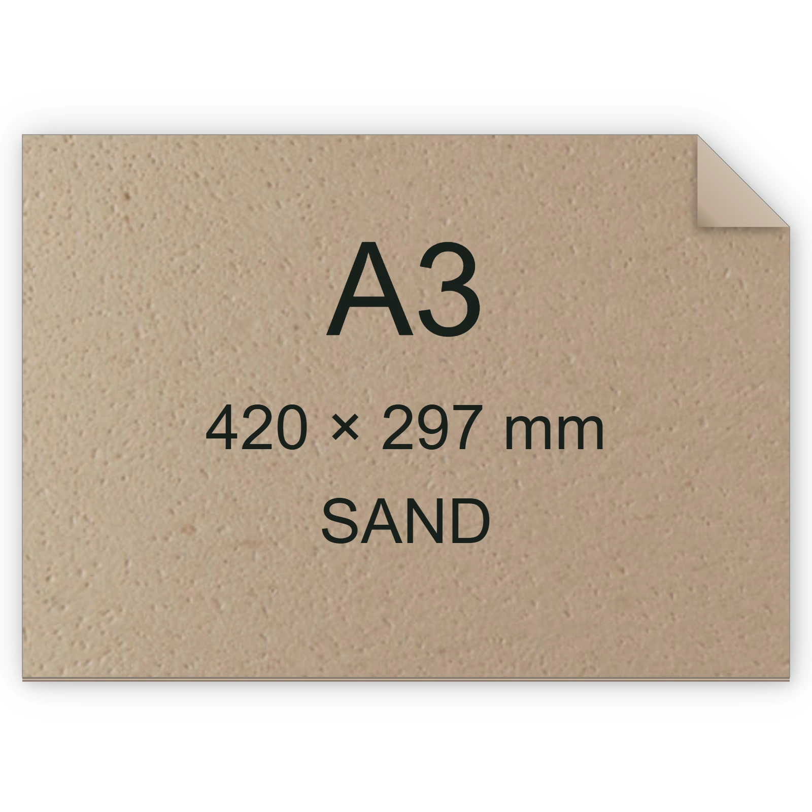 Cartoncino Favini, Remake Carapace, 120 g/m², A3, SAND BRA605a3