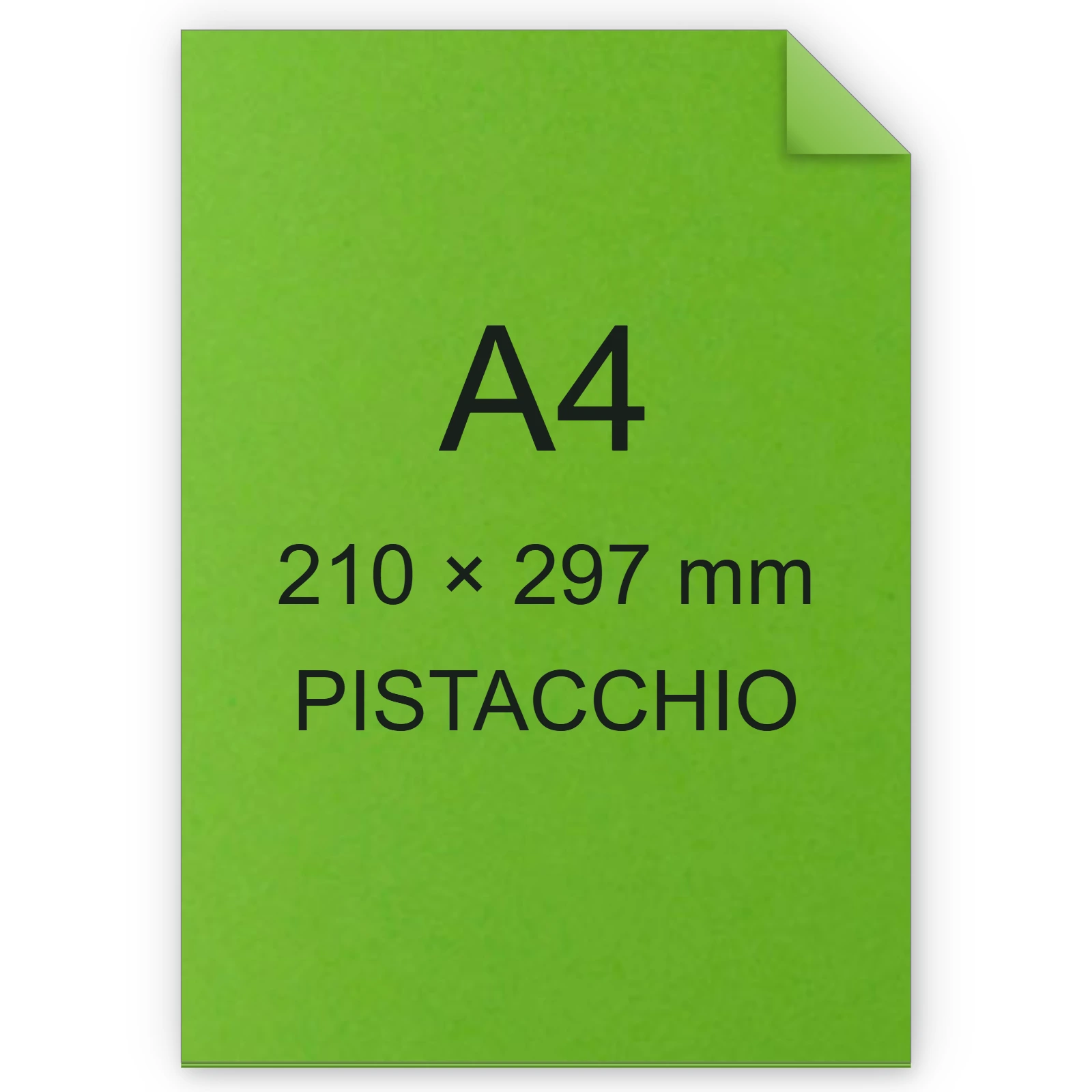 Carta Favini, RismaLuce, 90 g/m², A4, PISTACCHIO 54 FAVA66M304