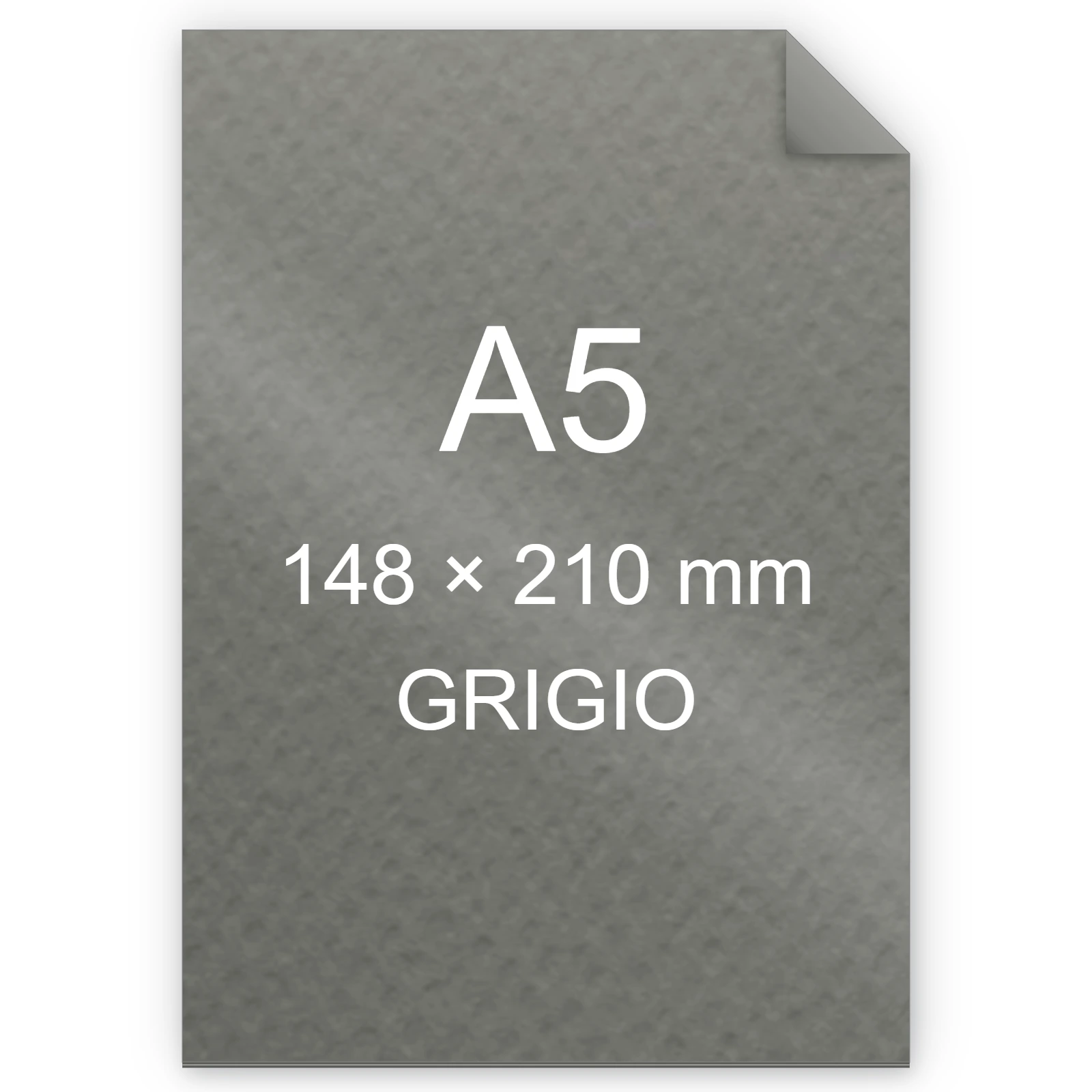 Cartoncino Favini, Prisma Plastificato, 250 g/m², A5, GRIGIO bra1331A5