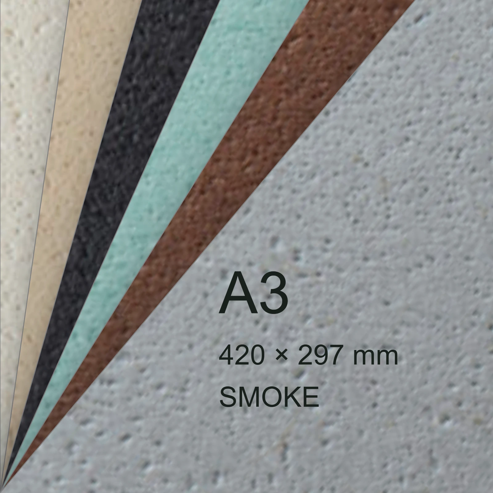 Cartoncino Favini, Remake Carapace, 120 g/m², A3, SMOKE bra6552a3 - immagine aggiuntiva