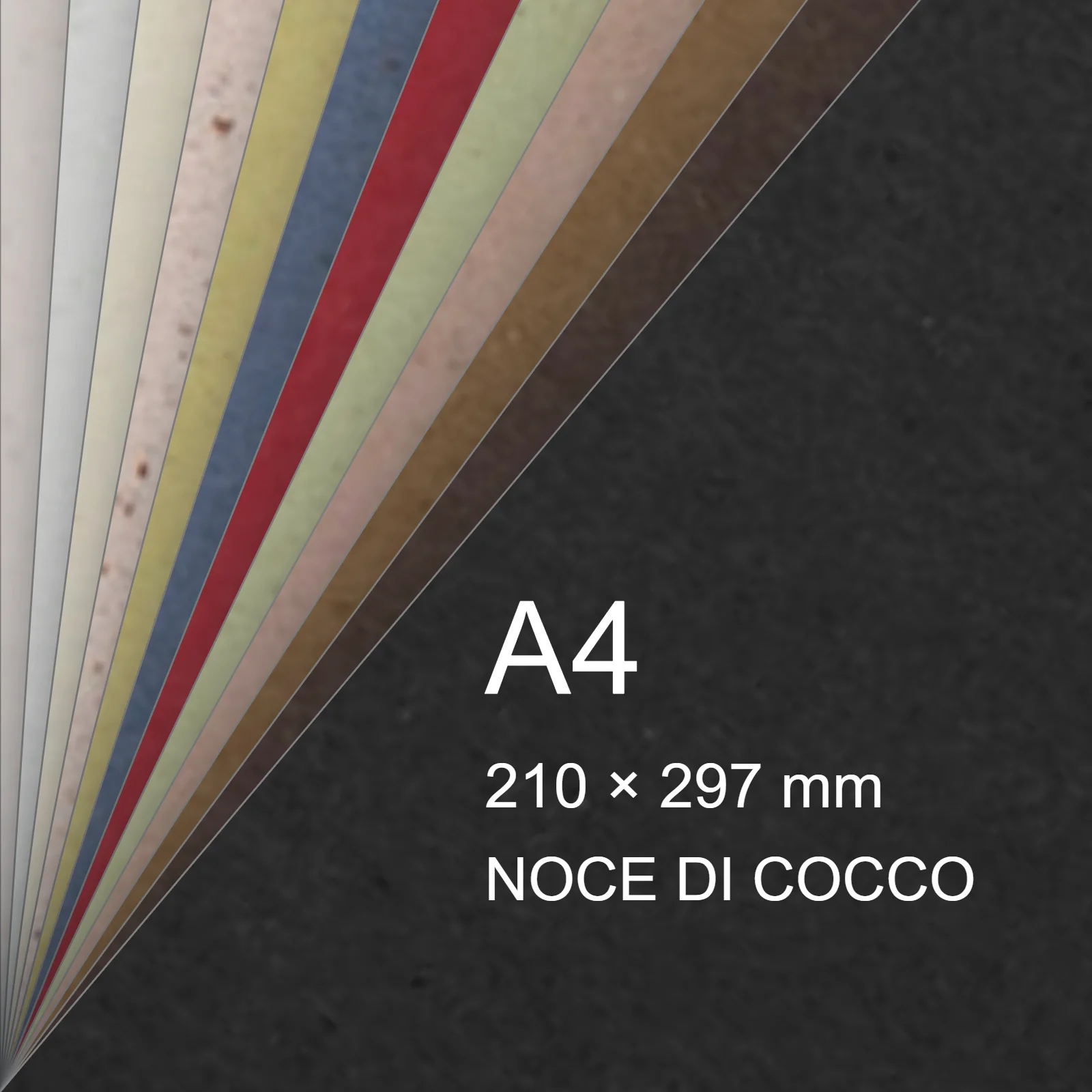 Cartoncino Favini, Crush, 120 g/m², A4, NOCE DI COCCO bra6723 - immagine aggiuntiva