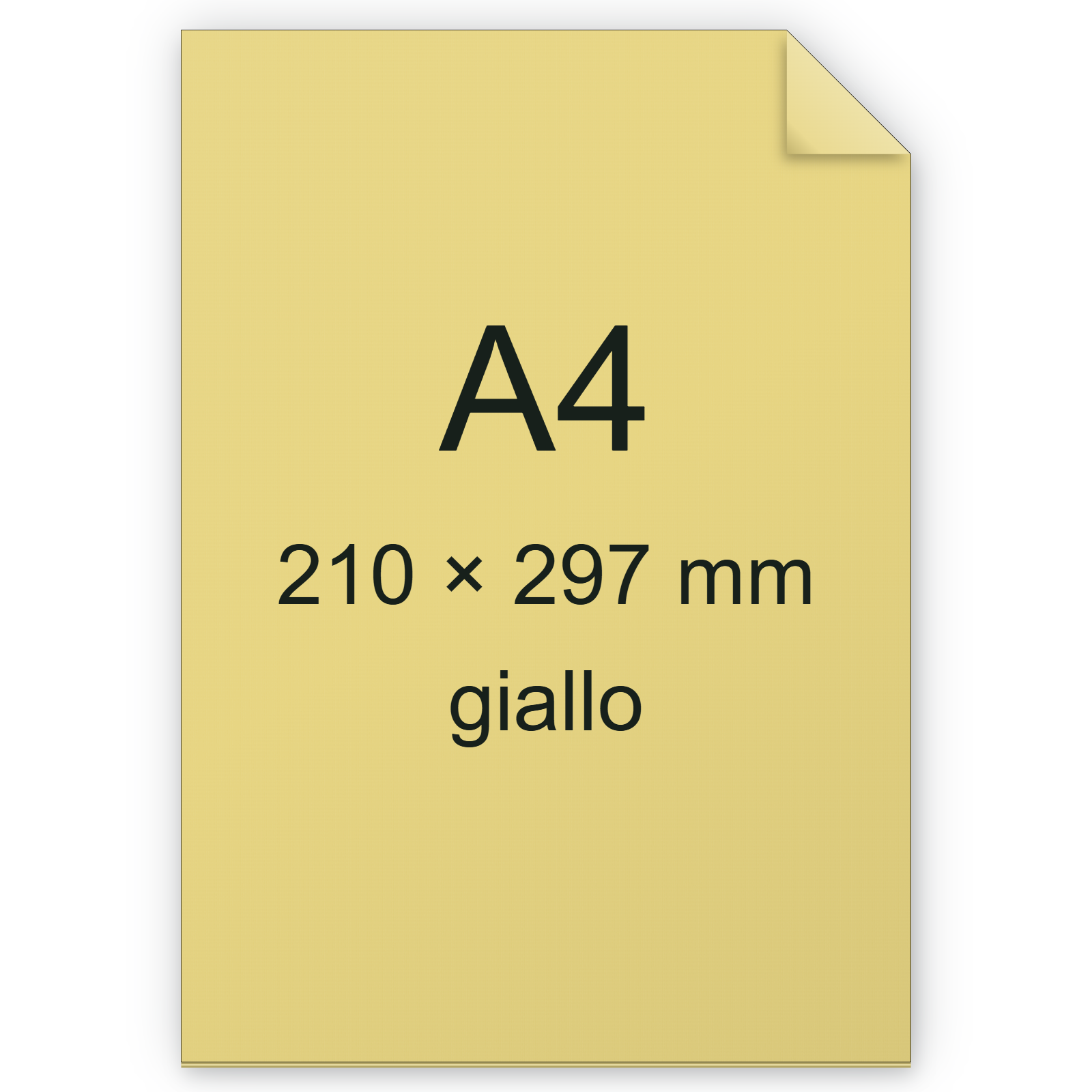 Cartoncino Cordenons Formosa myRecy FSR GIALLO, A4, 140gr BRA3325