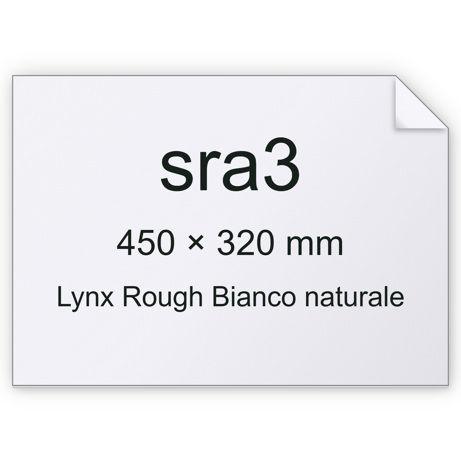 Cartoncino Lynx Rough, Munken, BiancoNATURALE, 120gr, sra3 bra2578sra3