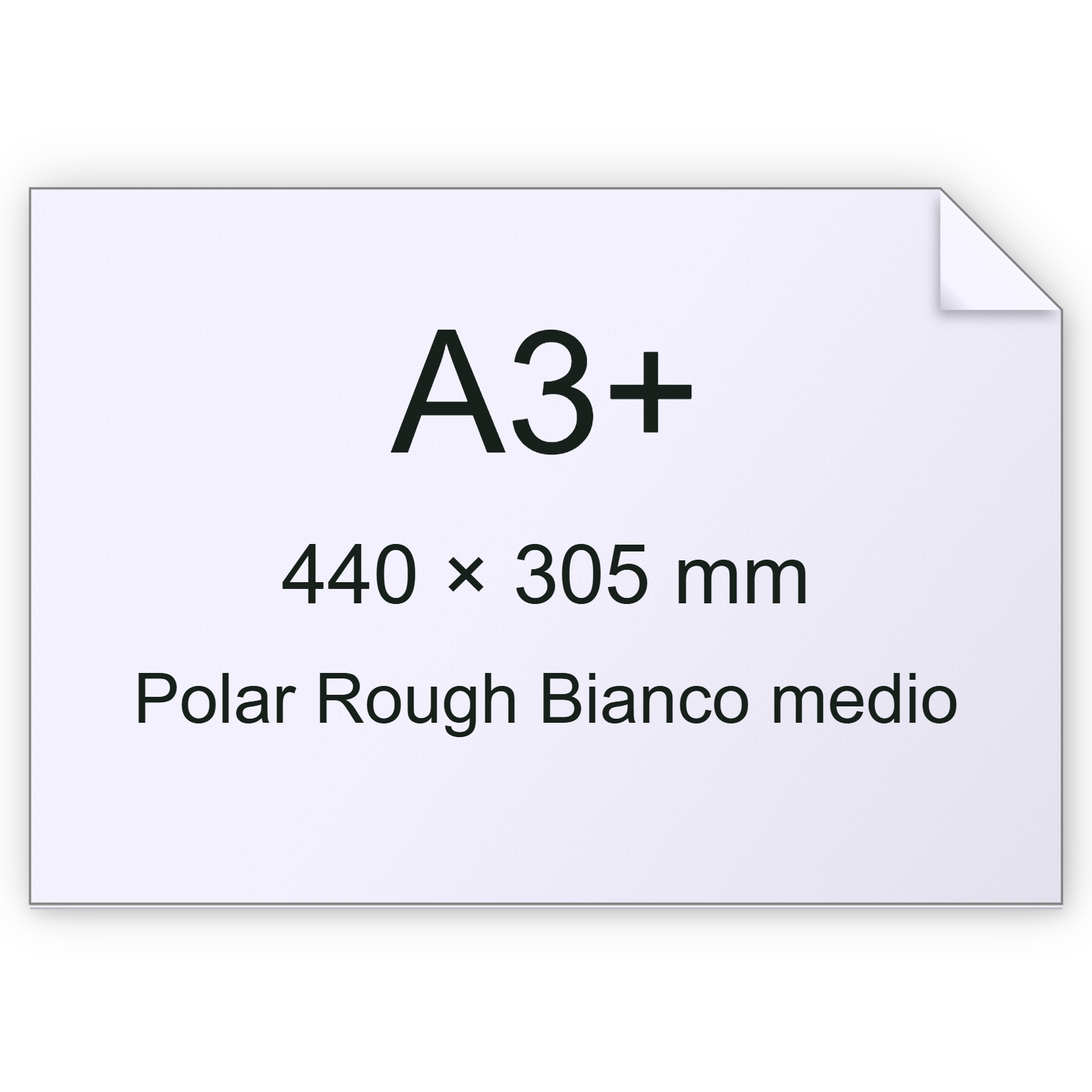 Carta Polar Rough, Munken, Bianco, 100gr, a3+ bra2574a3+