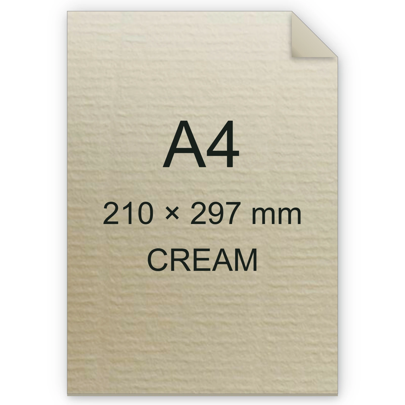 Cartoncino Favini, Contact Laid, 220 g/m², A4, CREAM bra6600