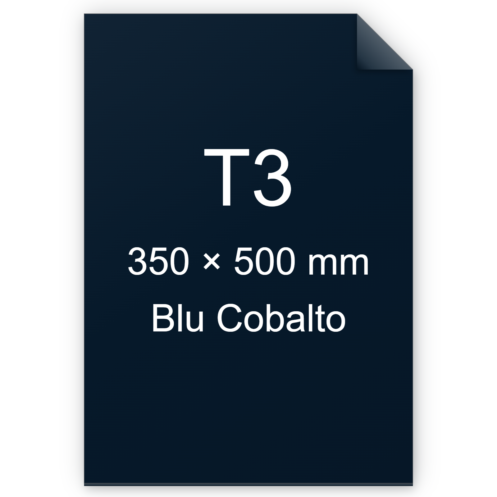 Carta Favini, Burano, 90 g/m², T3, BLU COBALTO 66 BRA858t3
