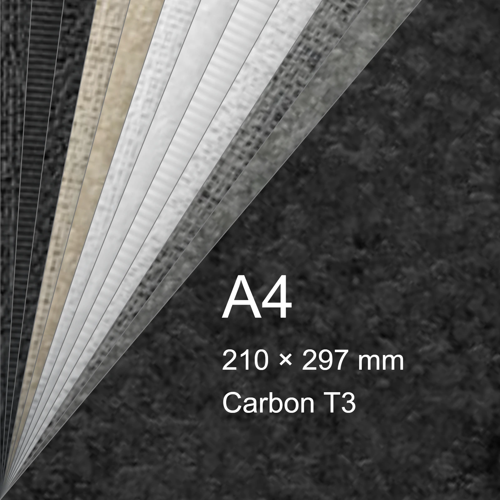 Carta Favini, Classy Covers, 115 g/m², A4, CARBON T3 bra6648 - immagine aggiuntiva