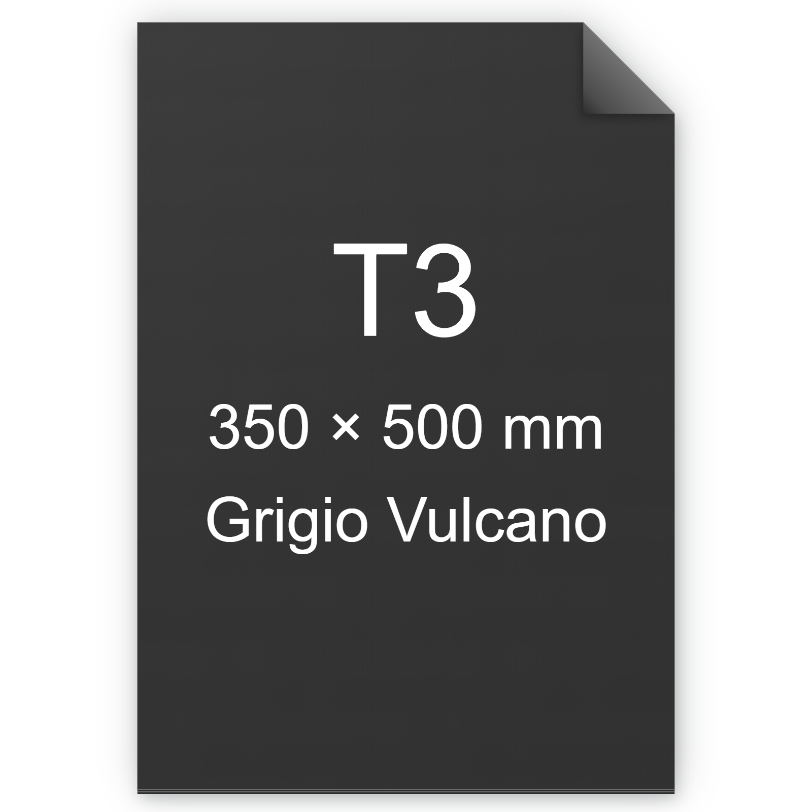 Carta Favini, Burano, 90 g/m², T3, GRIGIO VULCANO 80 BRA3431t3