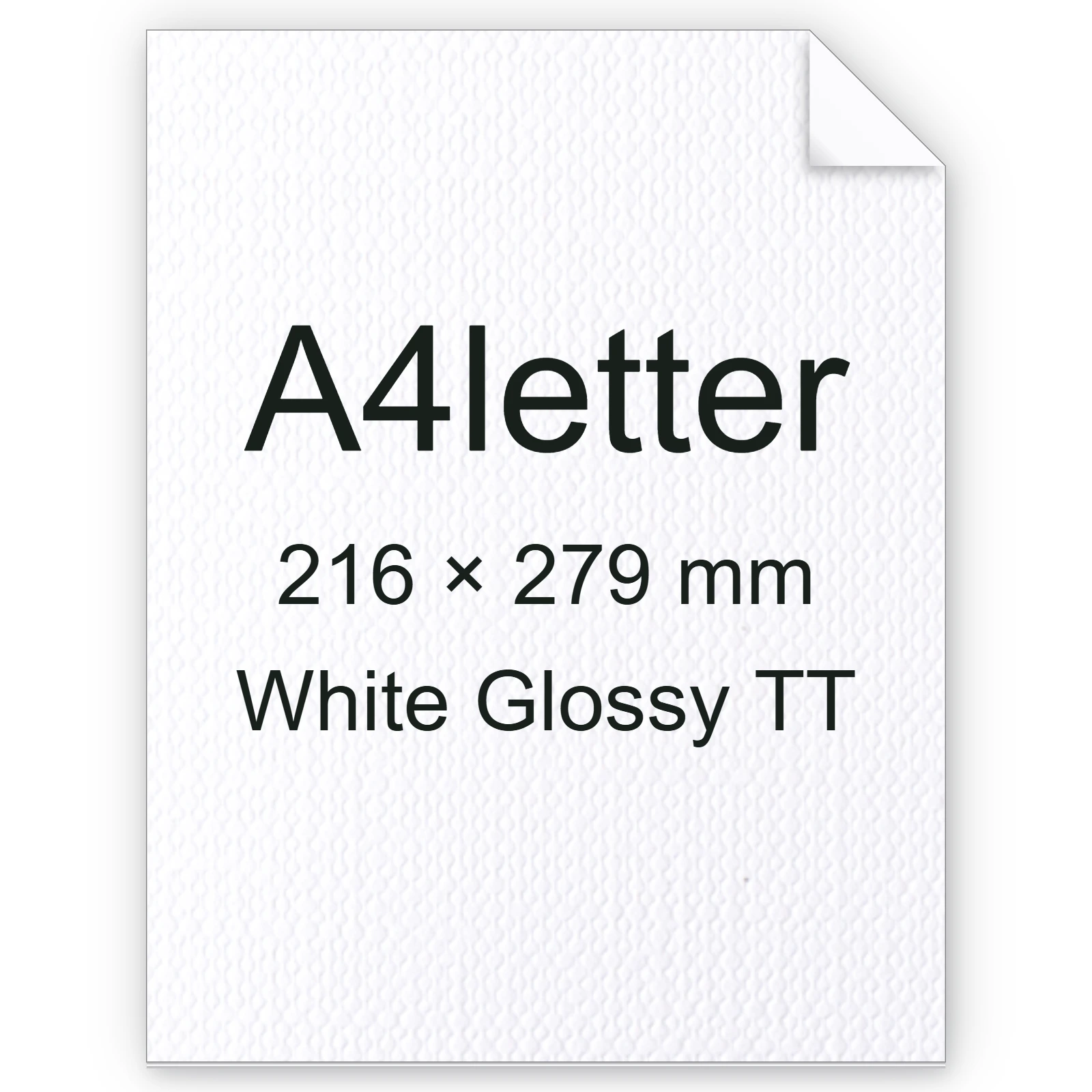 Cartoncino Favini, Classy Covers, 125 g/m², A4letter, WHITE GLOSSY TT bra6635a4letter