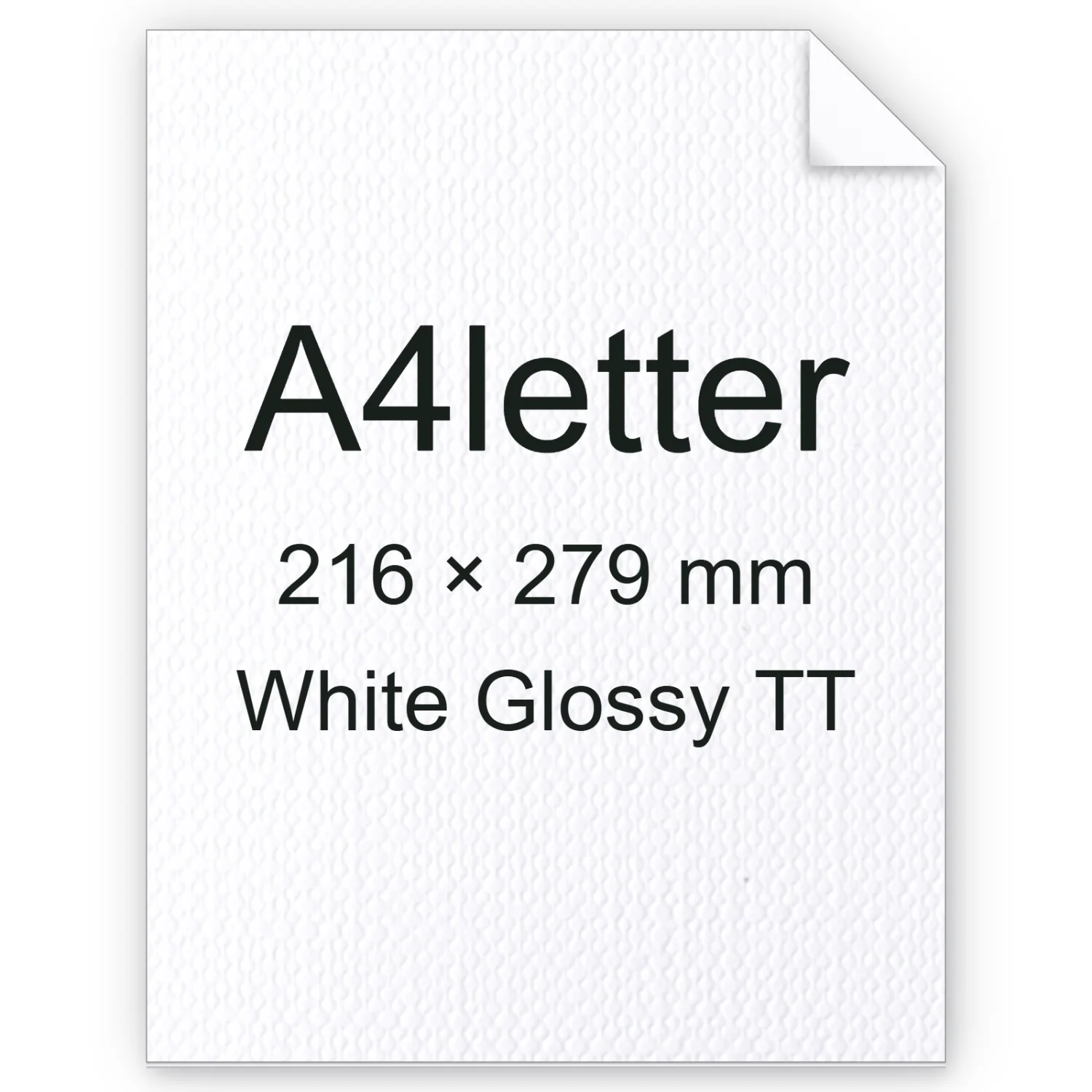 Cartoncino Favini, Classy Covers, 125 g/m², A4letter, WHITE GLOSSY TT bra6635a4letter