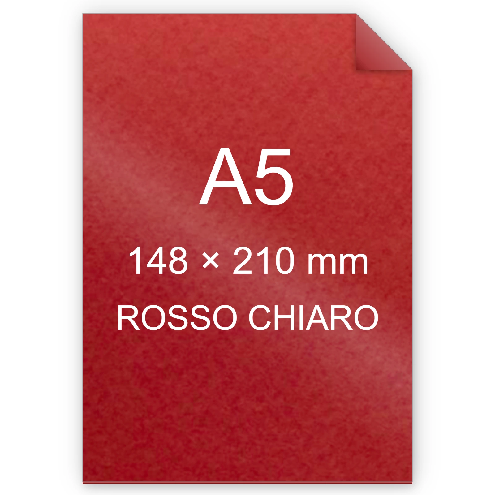 Cartoncino Favini, Prisma Plastificato, 250 g/m², A5, ROSSO CHIARO bra1332A5
