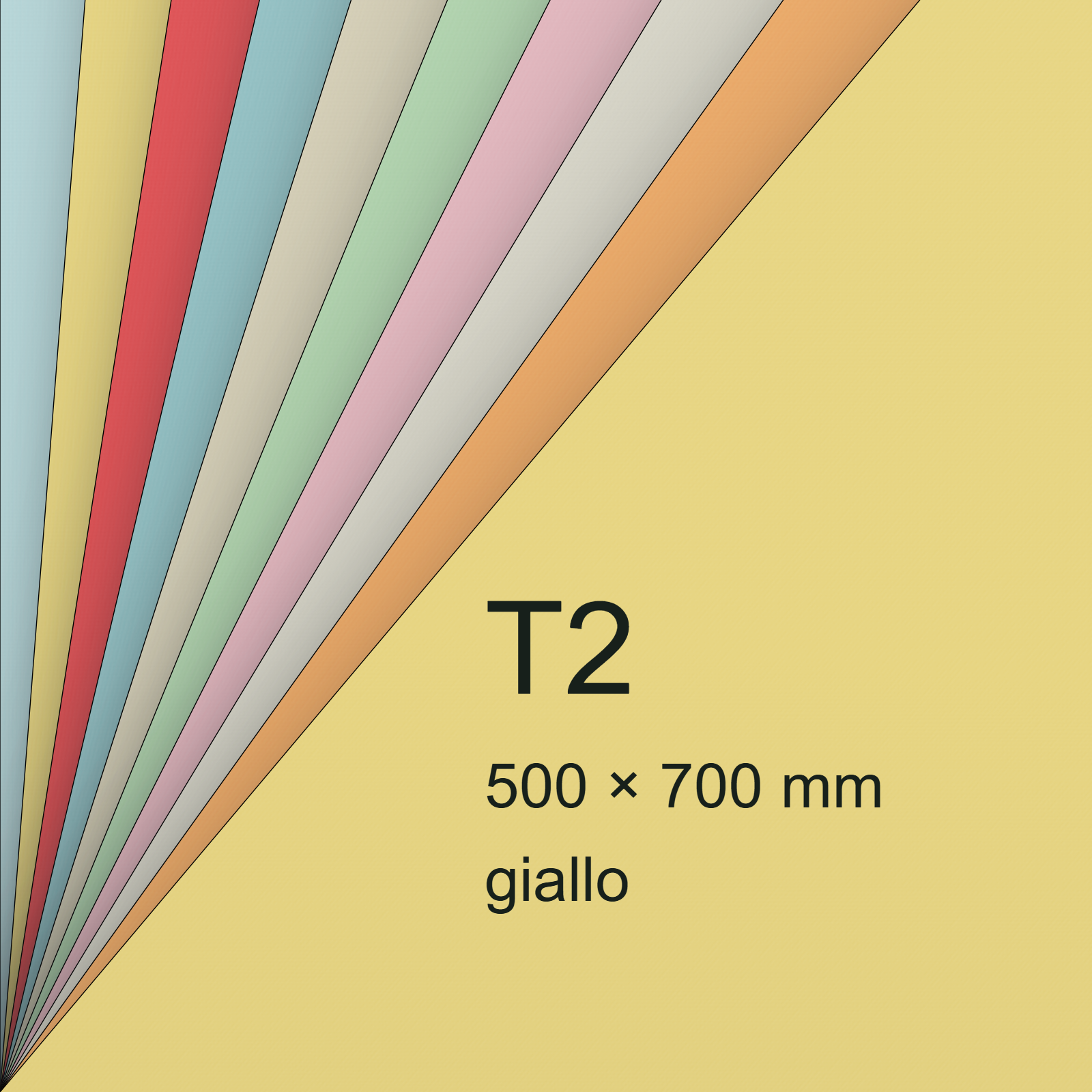 Cartoncino ManilaFormosa GIALLO, t2, 140gr BRA528t2 - immagine aggiuntiva
