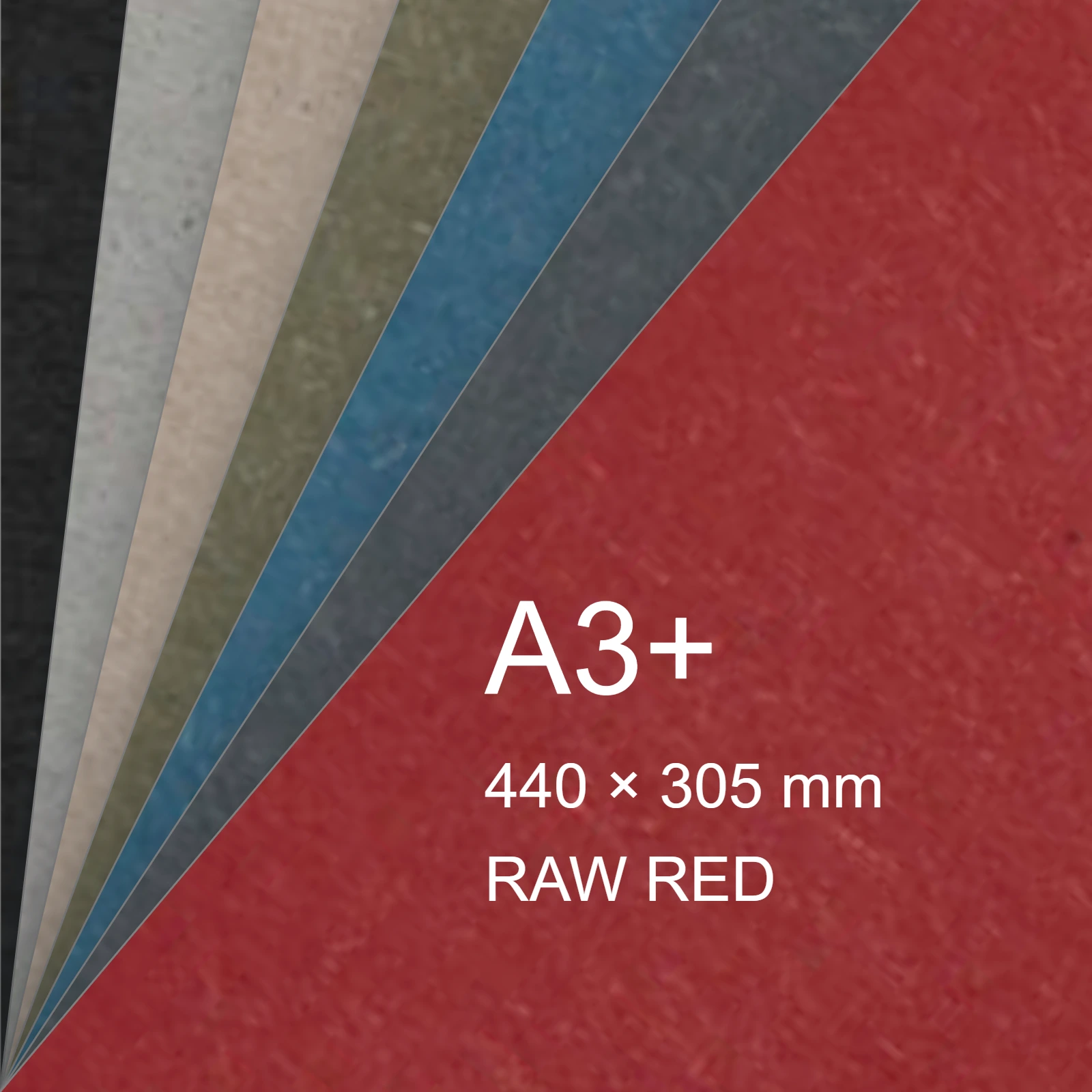 Cartoncino Favini, Shiro Echo Raw, 350 g/m², A3+, RAW RED bra6671a3+ - immagine aggiuntiva
