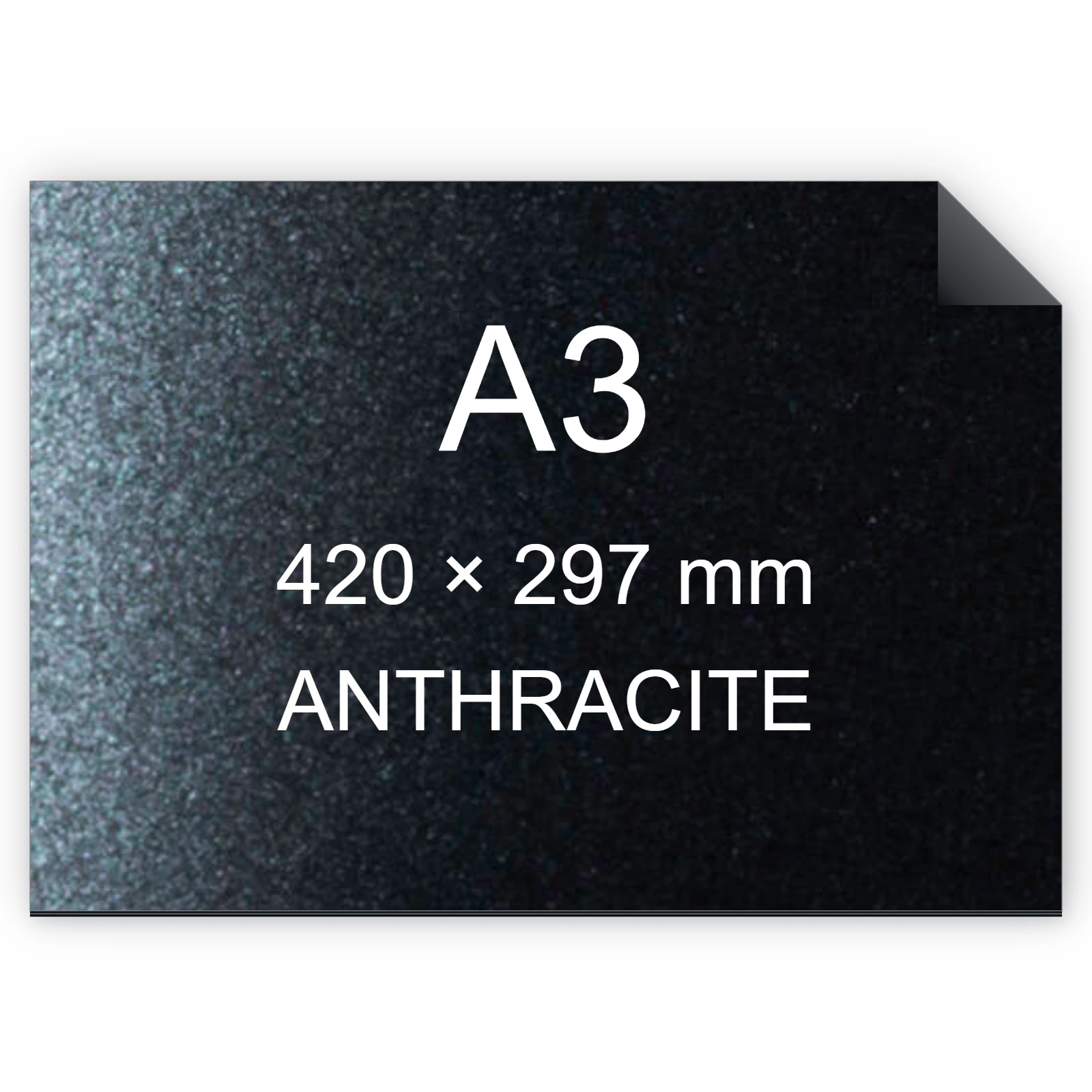 Cartoncino Favini, Majestic Classic, 290 g/m², A3, ANTHRACITE bra765a3