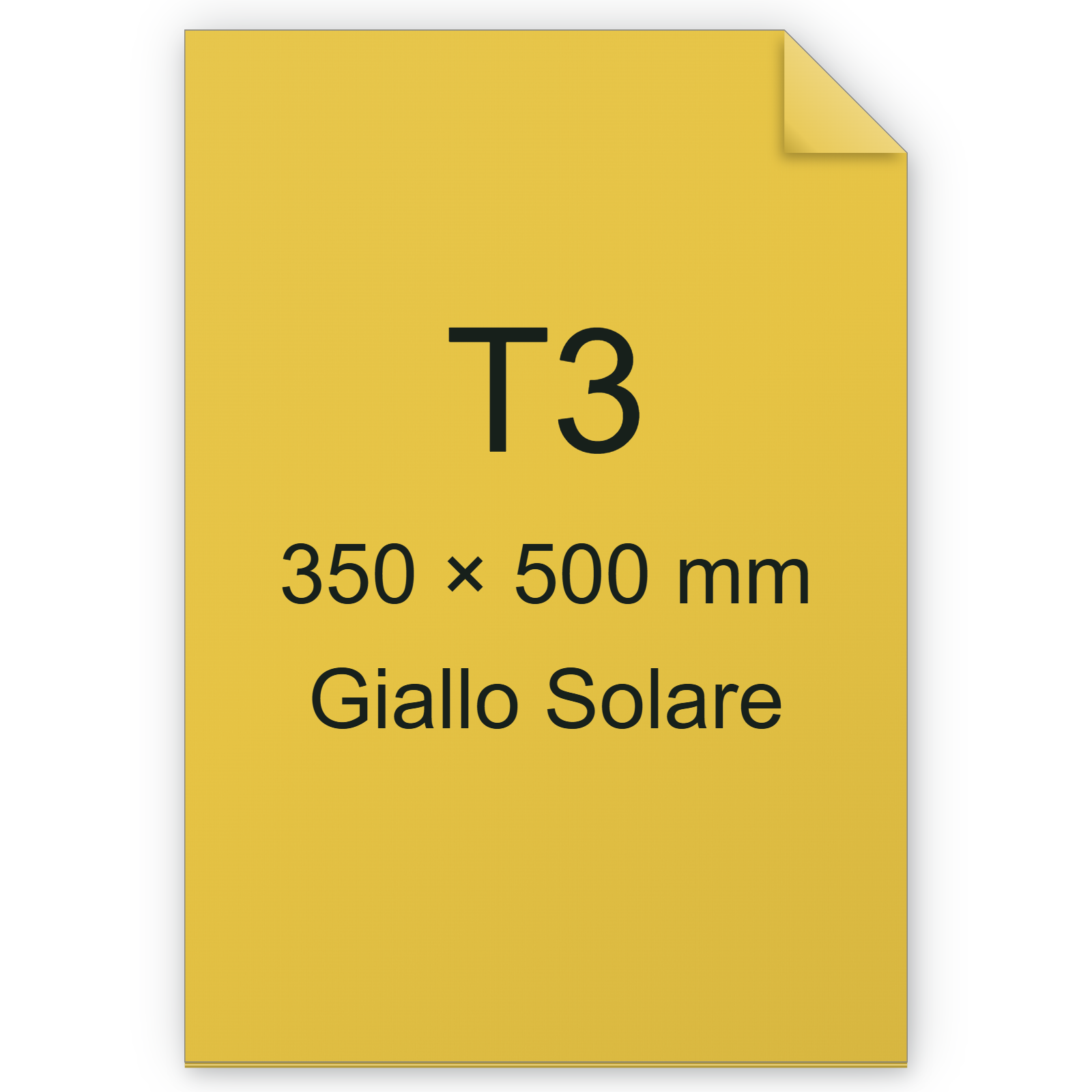 Carta Favini, Burano, 90 g/m², T3, GIALLO SOLARE 53 BRA586t3