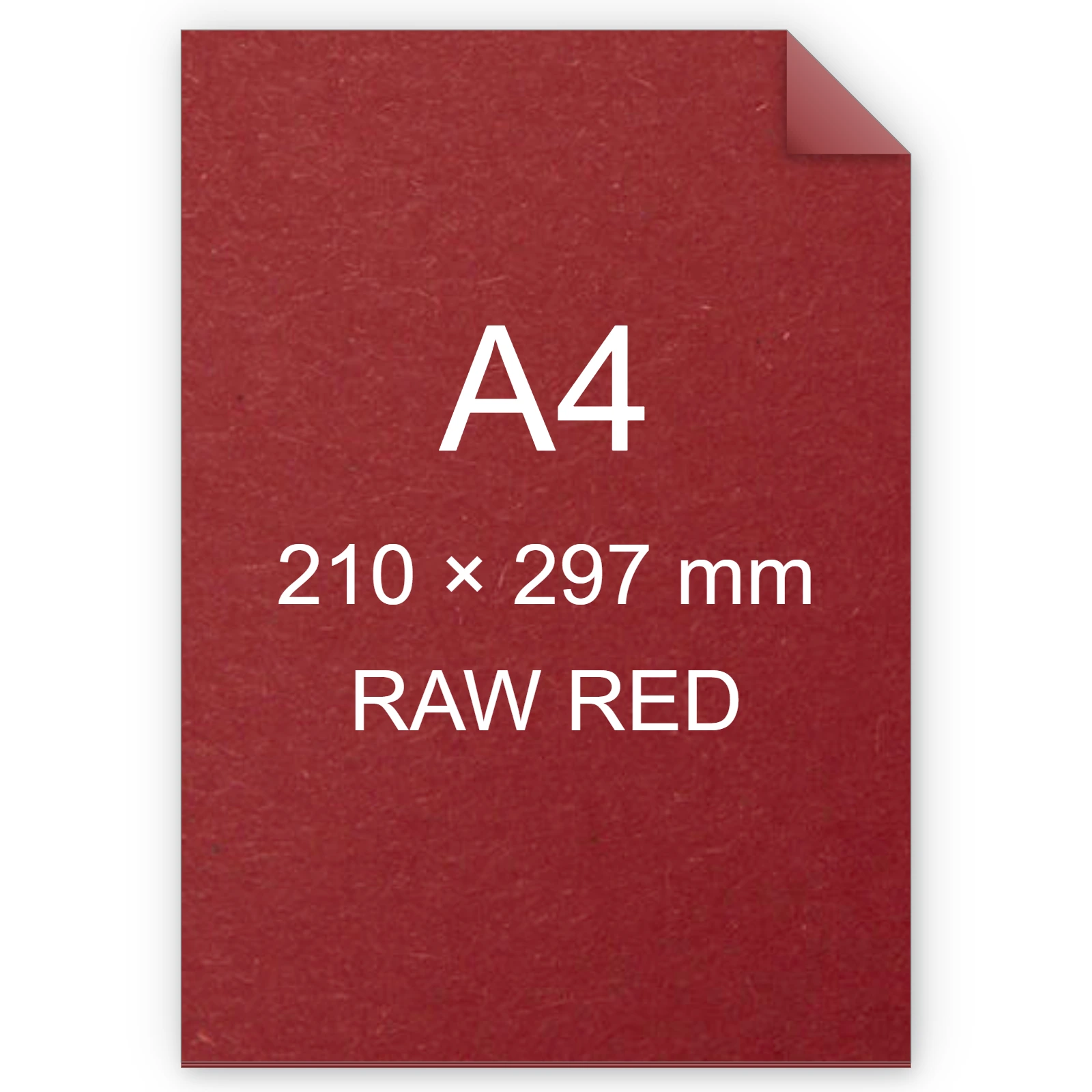 Cartoncino Favini, Shiro Echo Raw, 250 g/m², A4, RAW RED bra6670