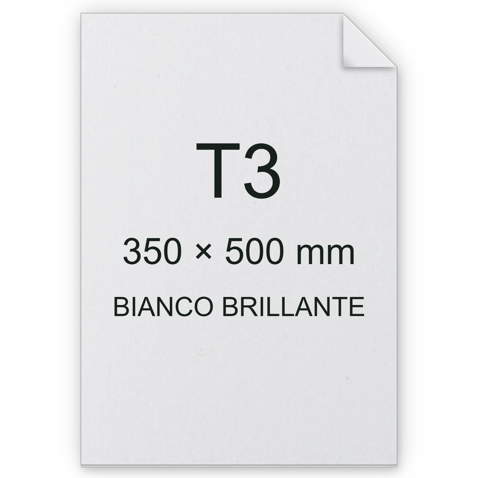 Cartoncino Favini, Shiro Echo, 140 g/m², T3, BIANCO BRILLANTE bra6579t3