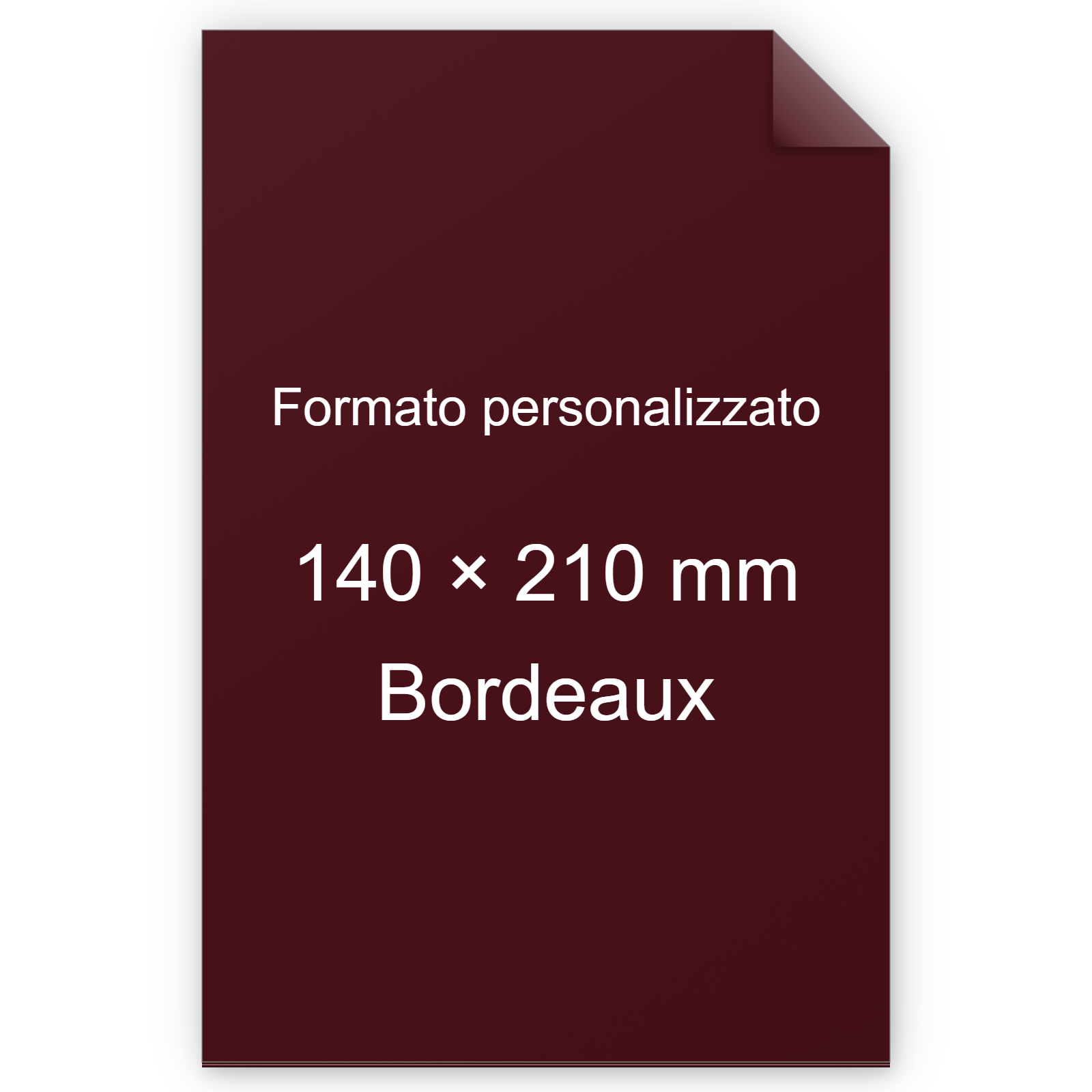 Cartoncino Favini, Burano, 320 g/m², 140x210 mm, BORDEAUX 76 BRA863a5