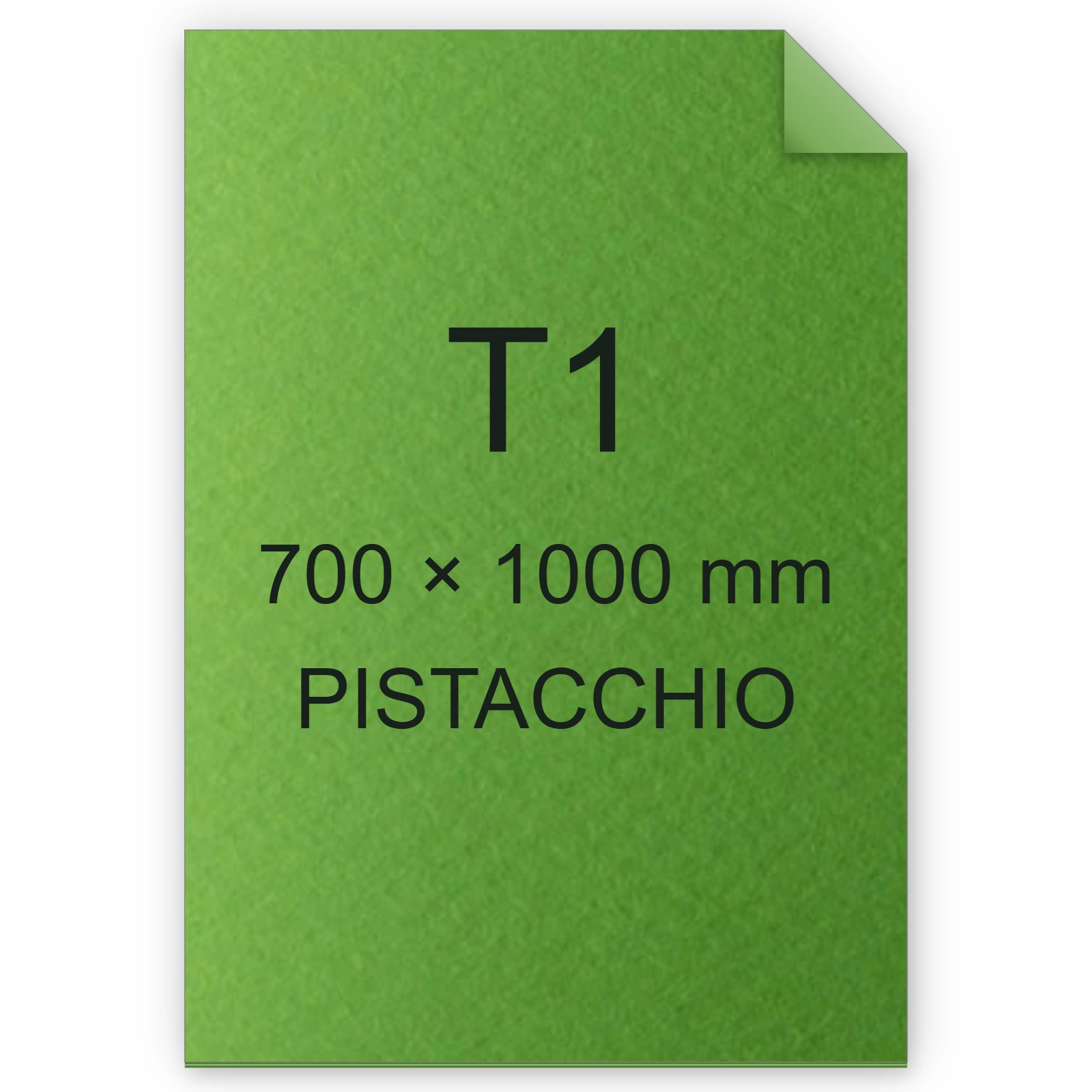 Cartoncino Favini, Prisma Color Monoruvido, 220 g/m², T1, PISTACCHIO 18 FAVA33P201
