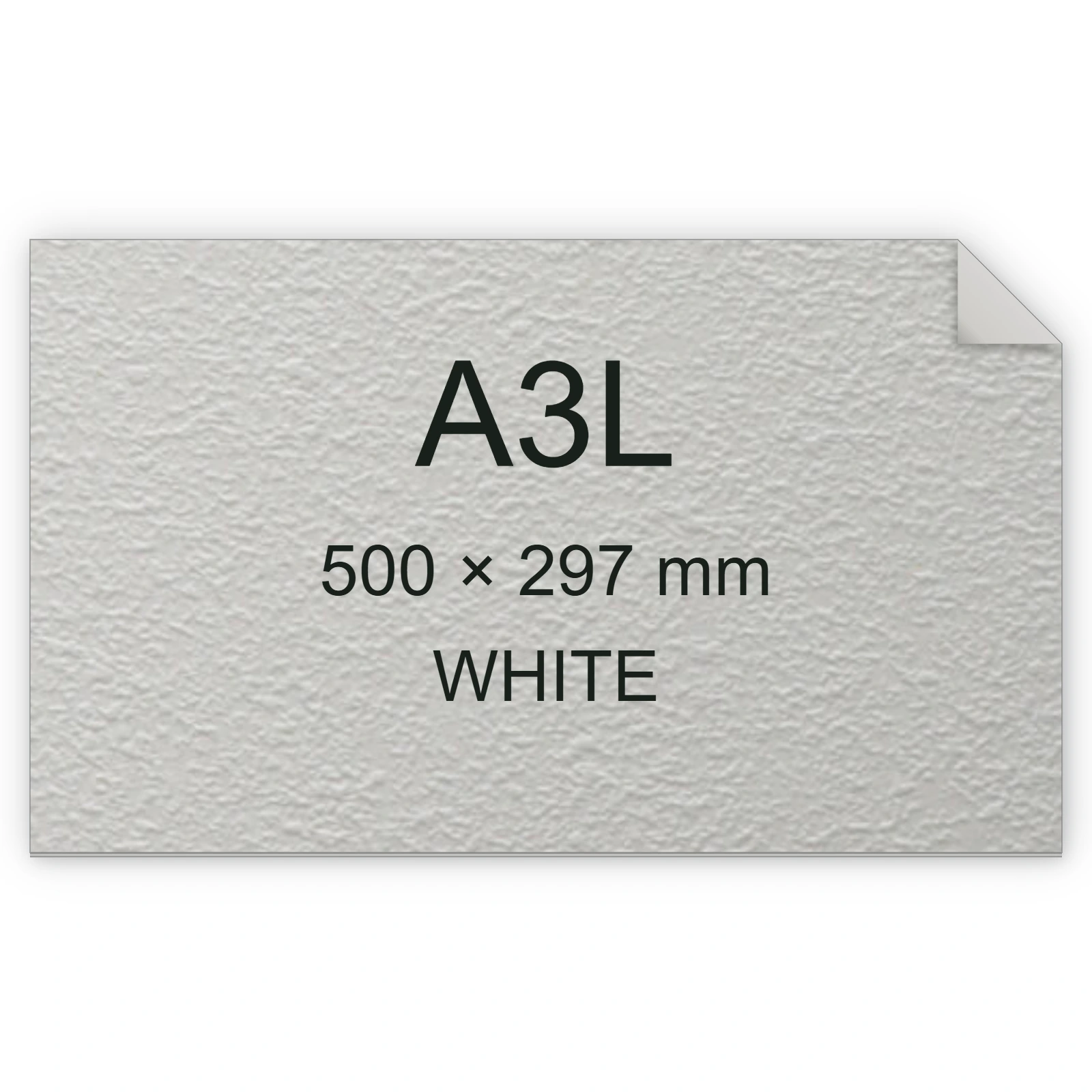 Cartoncino Favini, Tokyo, 350 g/m², A3L, WHITE bra6602a3l