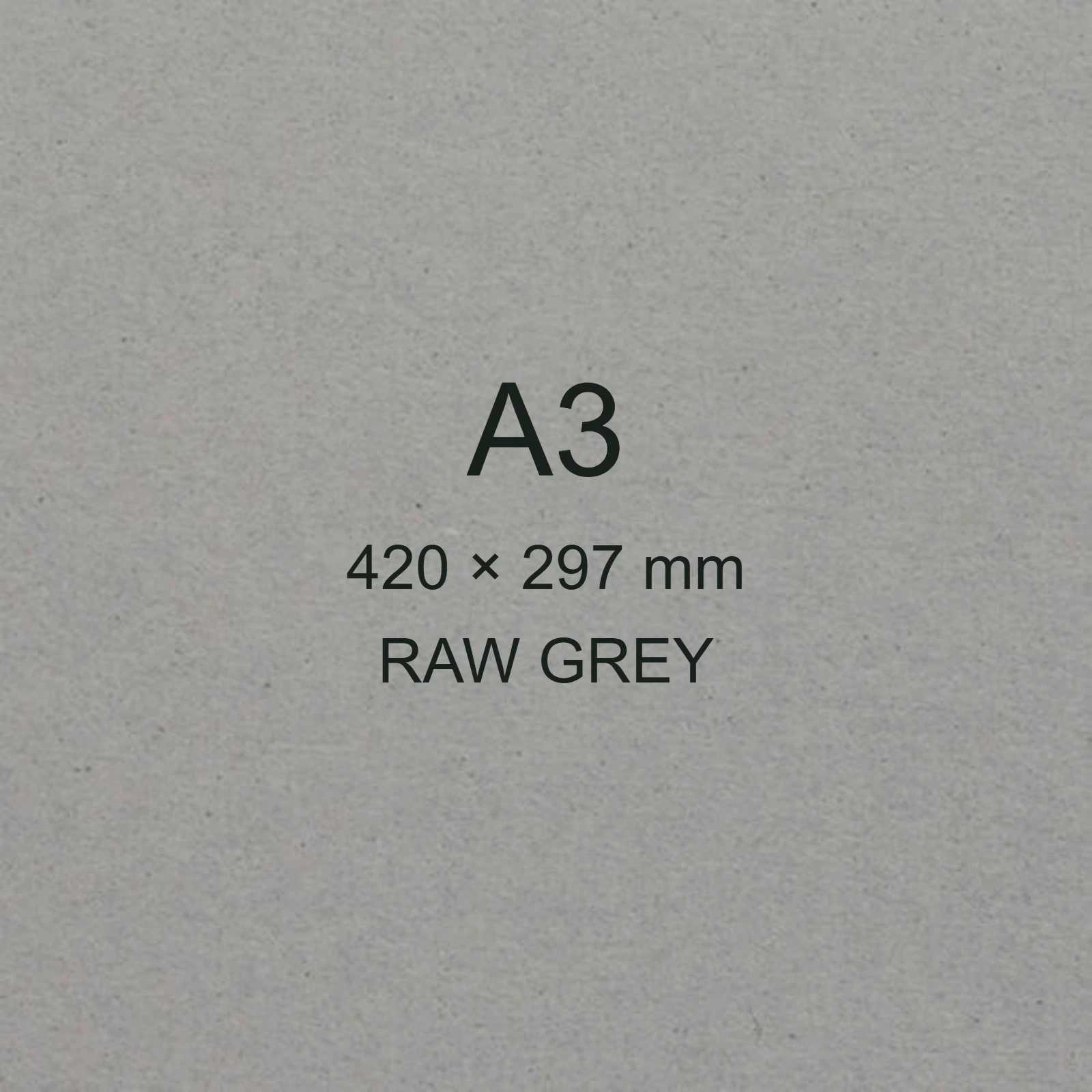 Cartoncino Favini, Shiro Echo Raw, 350 g/m², A3, RAW GREY bra6658a3 - immagine aggiuntiva