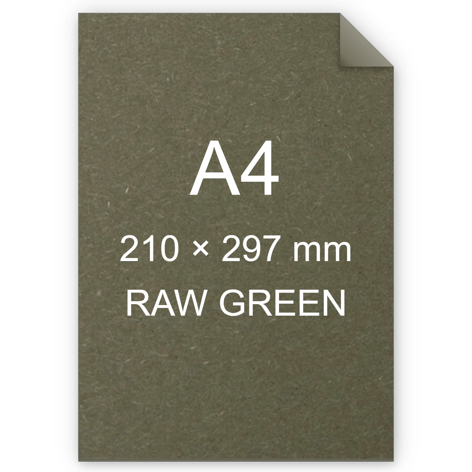 Cartoncino Favini, Shiro Echo Raw, 250 g/m², A4, RAW GREEN bra6664