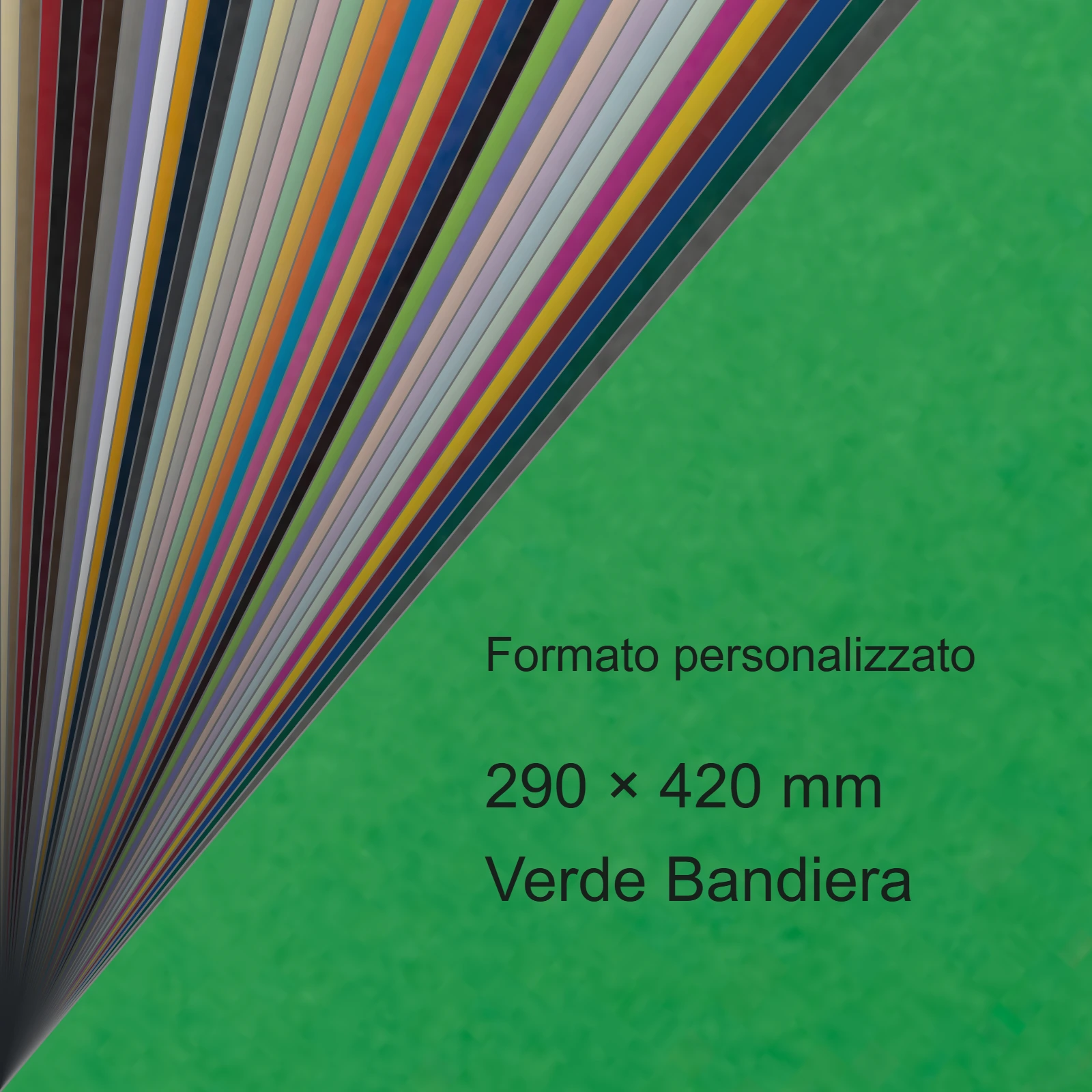 Cartoncino Favini, Burano, 140 g/m², 297x420 mm, VERDE BANDIERA 60 bra595A3 - immagine aggiuntiva