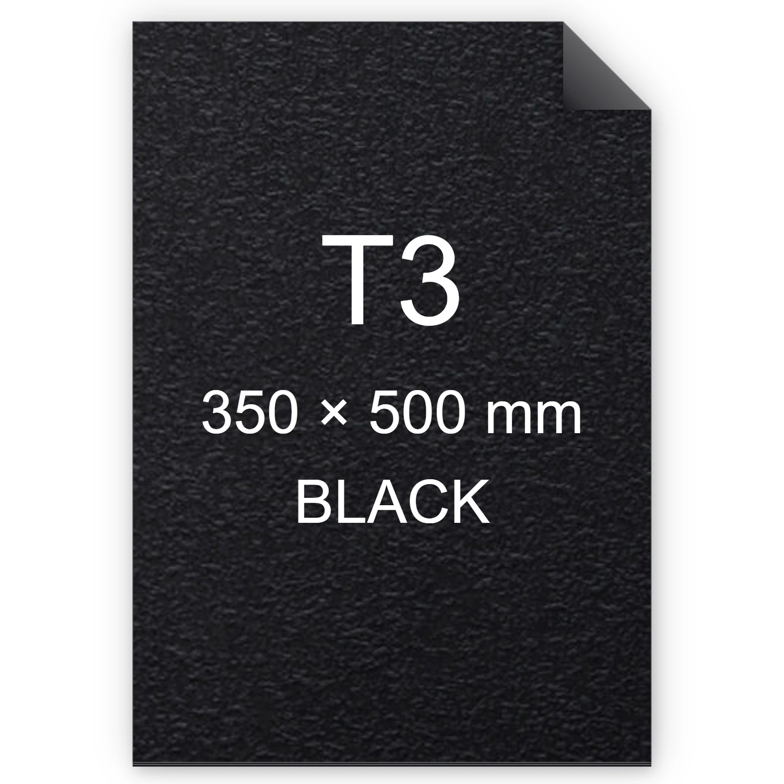 Cartoncino Favini, Tokyo, 350 g/m², T3, BLACK bra6610t3