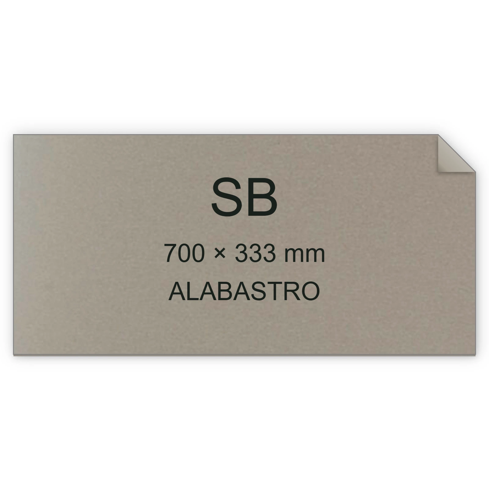 Cartoncino Favini, Bindakote Monolucido Perlato, 250 g/m², SB, ALABASTRO 24 bra936SB