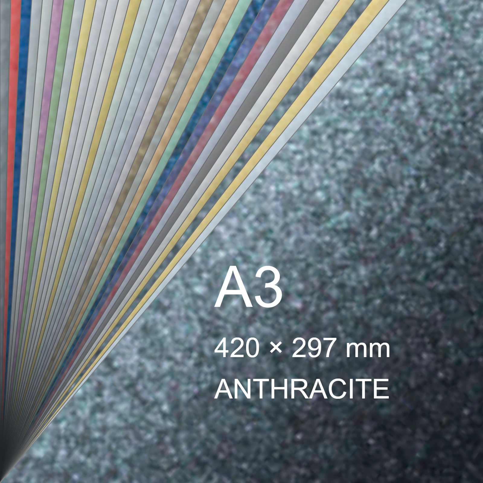 Cartoncino Favini, Majestic Classic, 290 g/m², A3, ANTHRACITE bra765a3 - immagine aggiuntiva