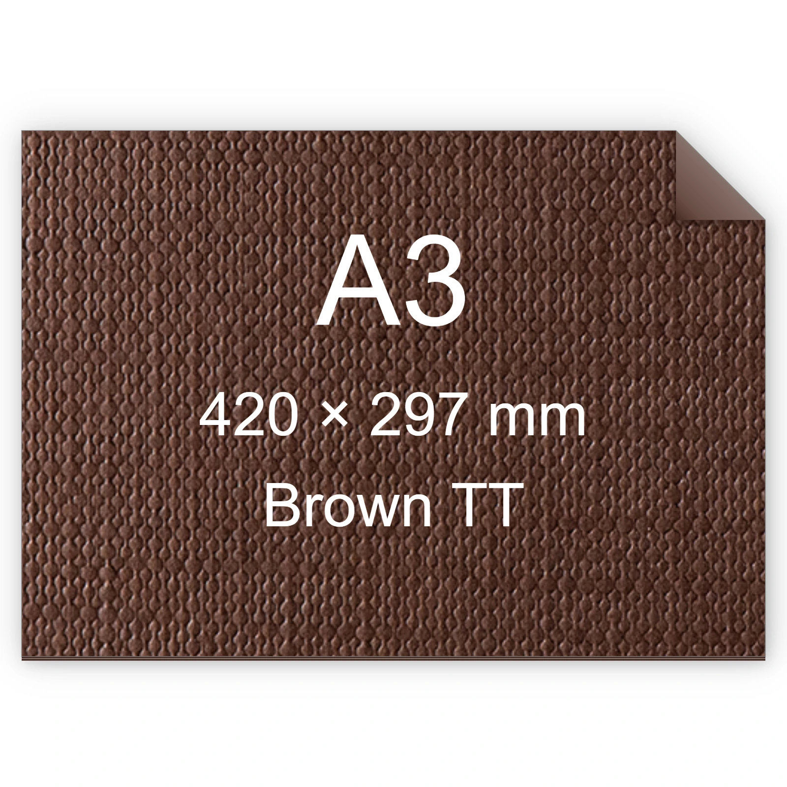 Cartoncino Favini, Classy Covers, 120 g/m², A3, BROWN TT bra6629a3