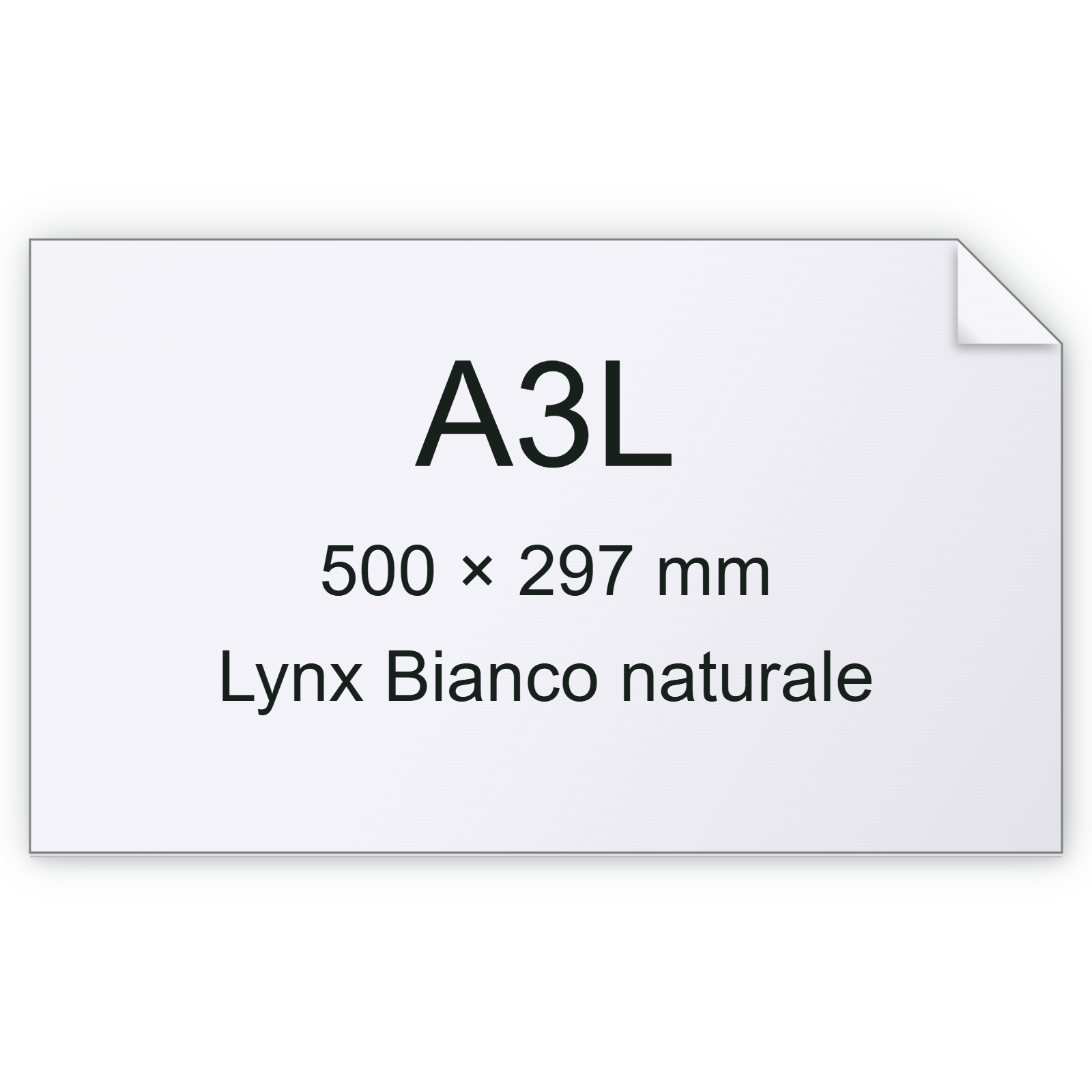 CartaLynx, Munken, BiancoNATURALE, 90gr, a3l bra1850a3l