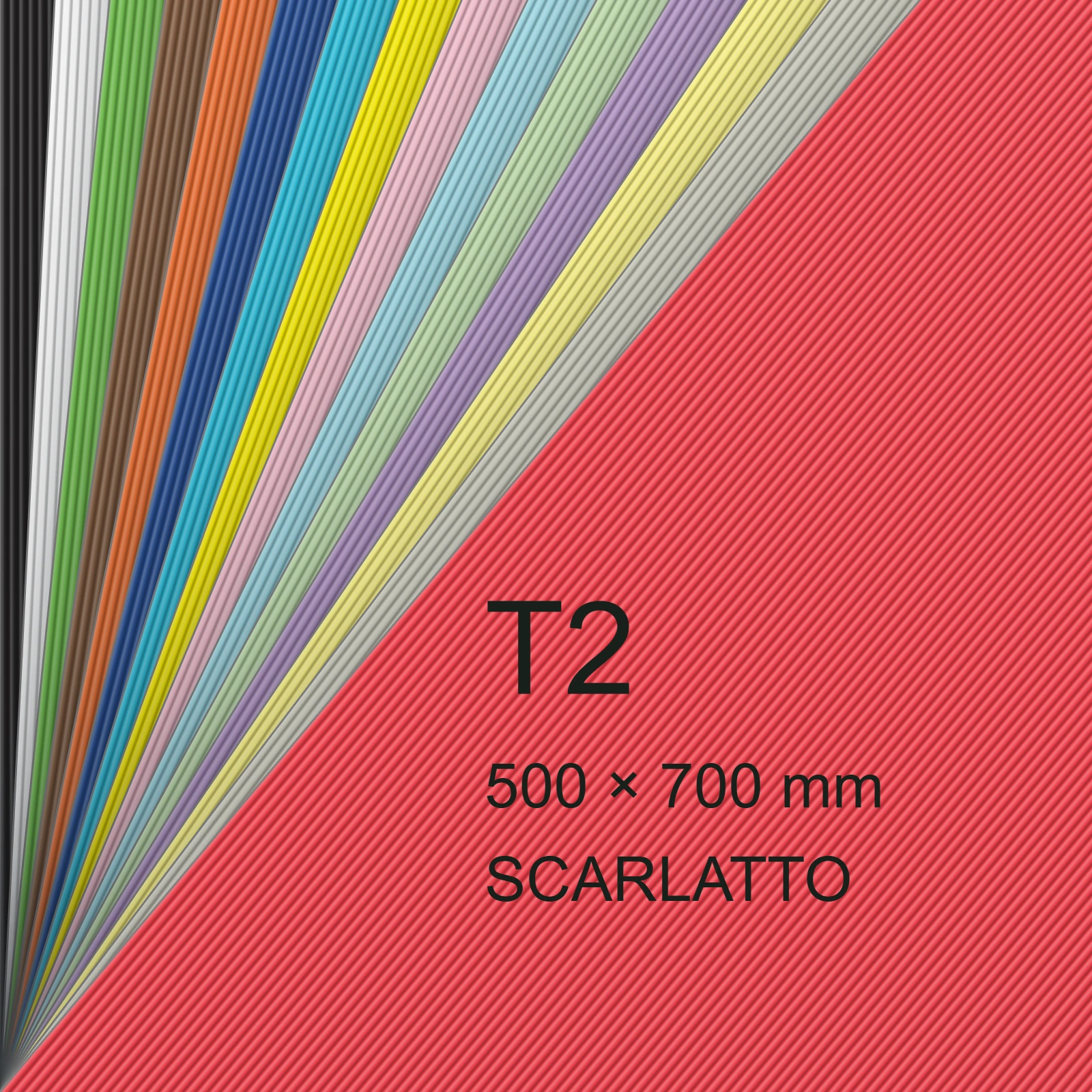 Cartoncino Favini, Sigillo Ondulato, 275 g/m², T2, SCARLATTO FAVA35C041 - immagine aggiuntiva