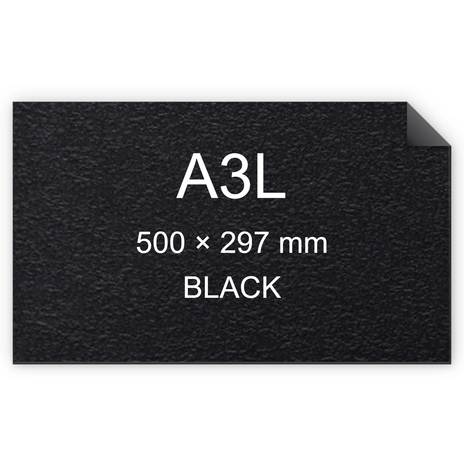 Cartoncino Favini, Tokyo, 350 g/m², A3L, BLACK bra6610a3l